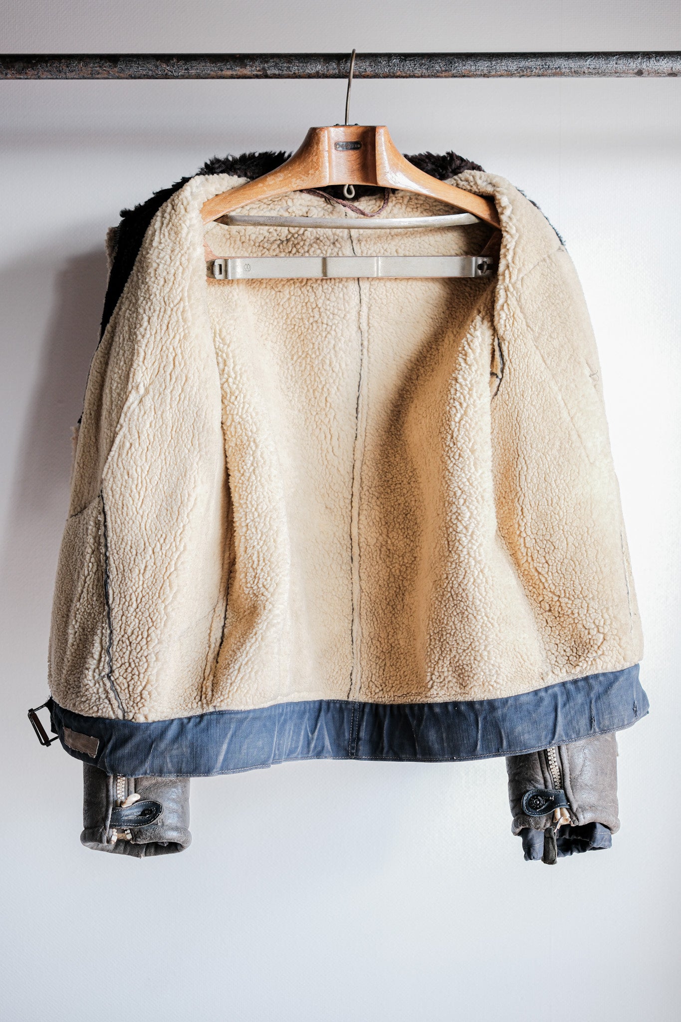 【~40's】WWⅡ German Air Force Winter Flight Jacket "Luftwaffe"