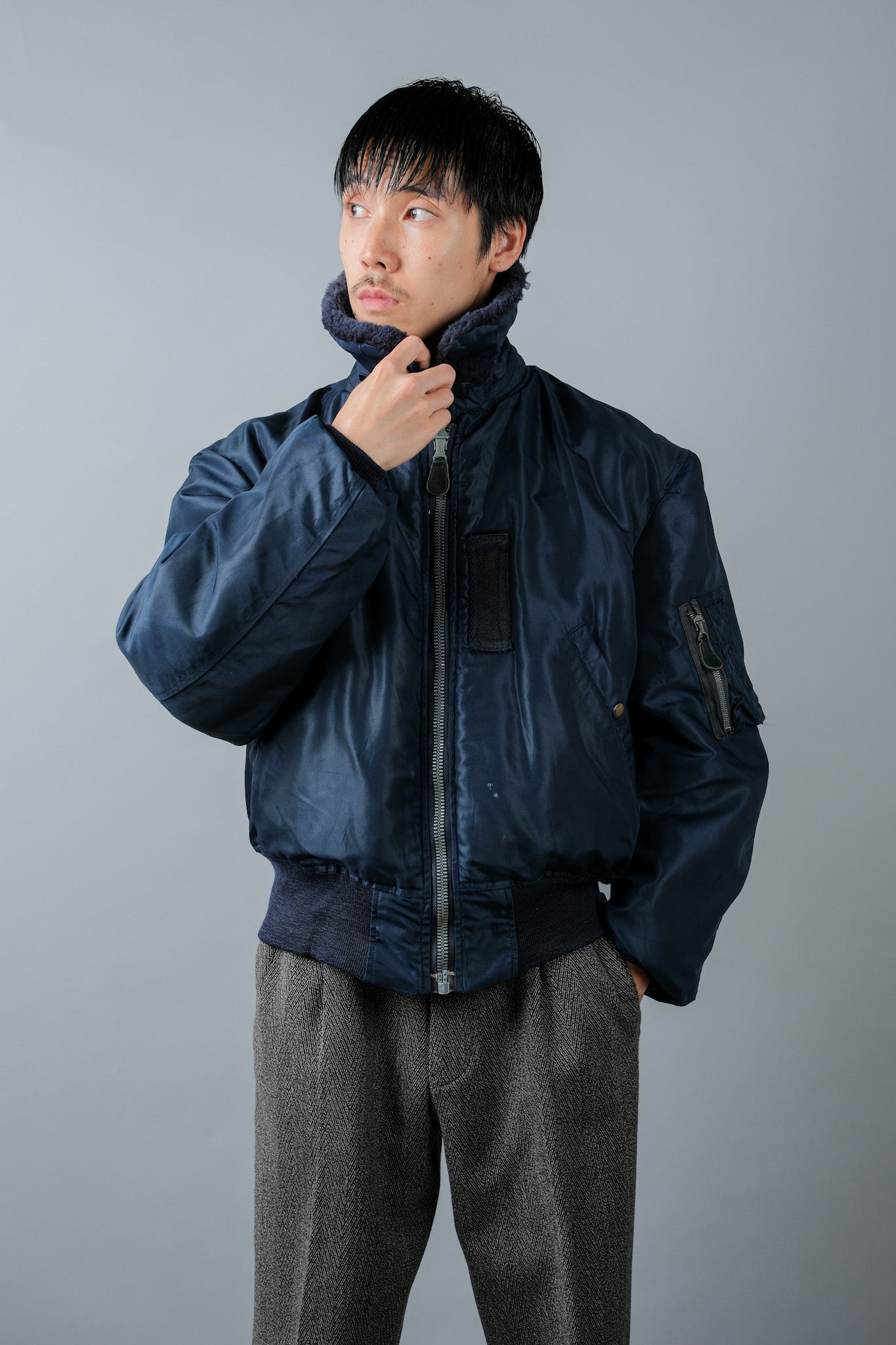 【~50's】U.S.AIR FORCE Type B-15C Flight Jacket Size.40