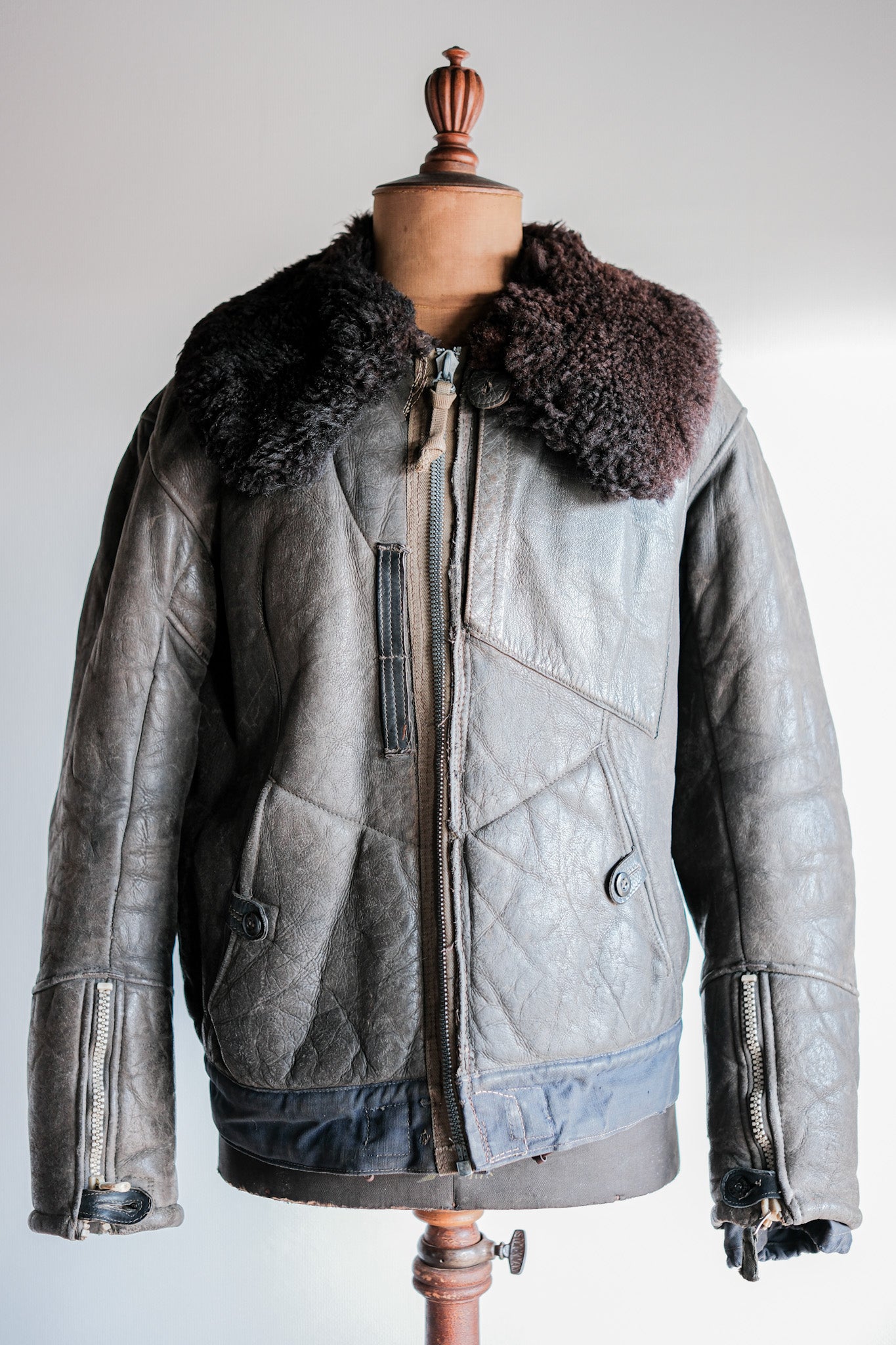 【~40's】WWⅡ German Air Force Winter Flight Jacket "Luftwaffe"