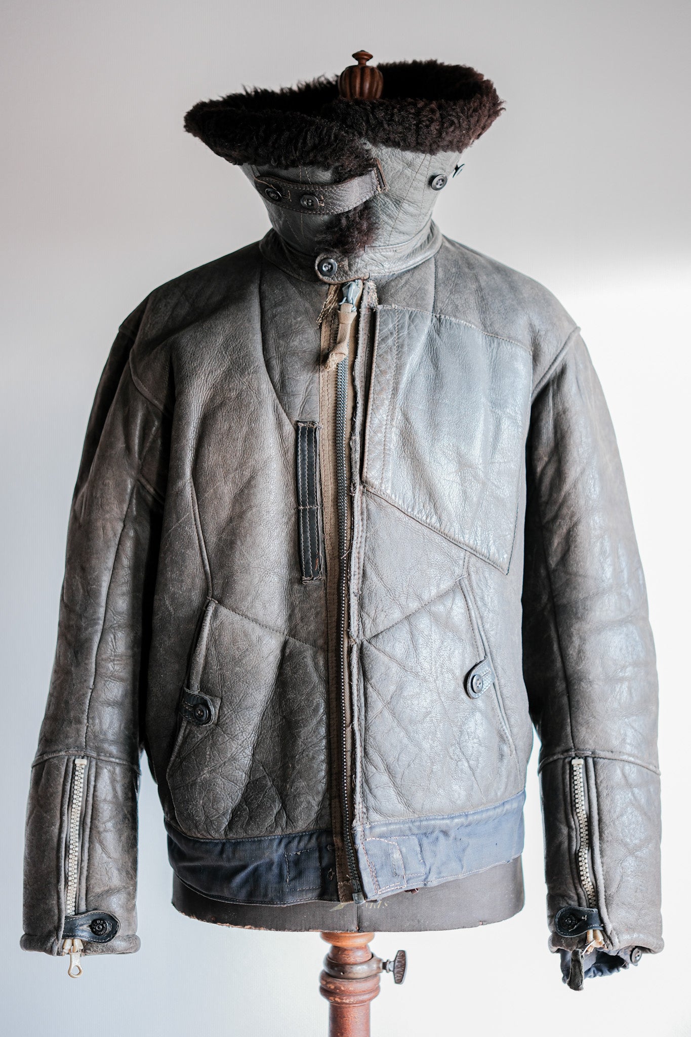 【~40's】WWⅡ German Air Force Winter Flight Jacket "Luftwaffe"