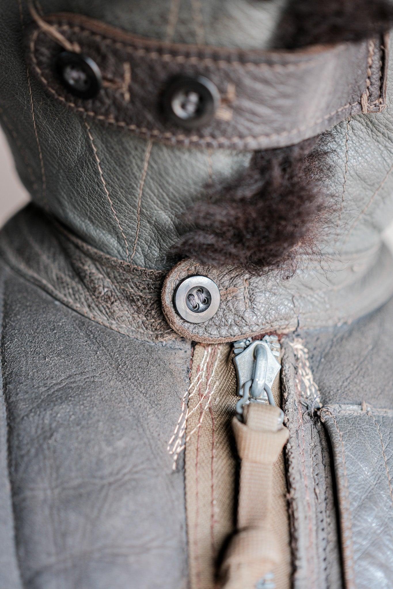 【~40's】WWⅡ German Air Force Winter Flight Jacket "Luftwaffe"