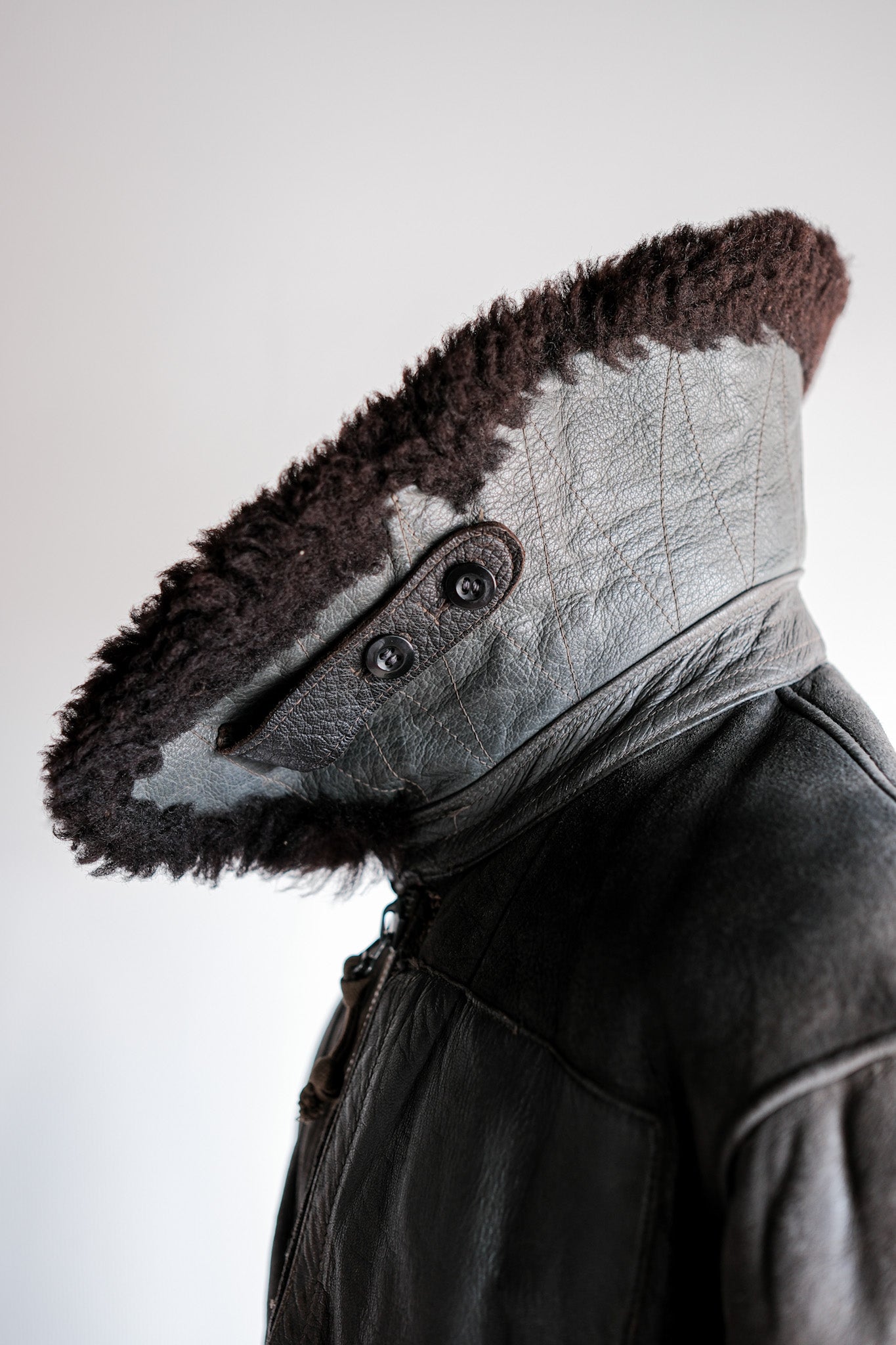 【~40's】WWⅡ German Air Force Winter Flight Jacket "Luftwaffe"