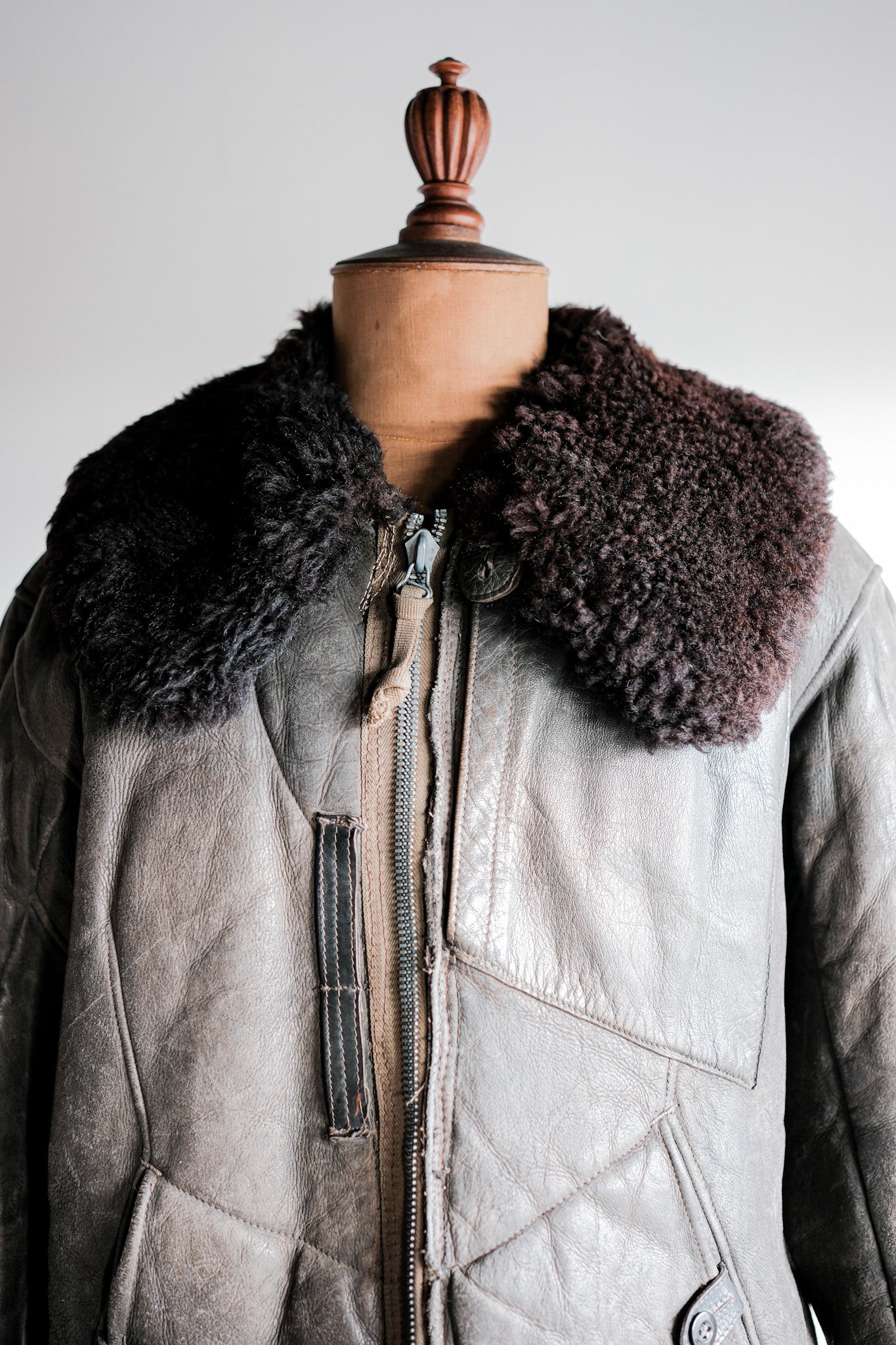 【~40's】WWⅡ German Air Force Winter Flight Jacket "Luftwaffe"