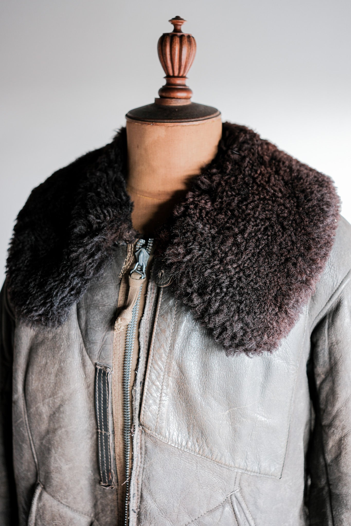 【~40's】WWⅡ German Air Force Winter Flight Jacket "Luftwaffe"