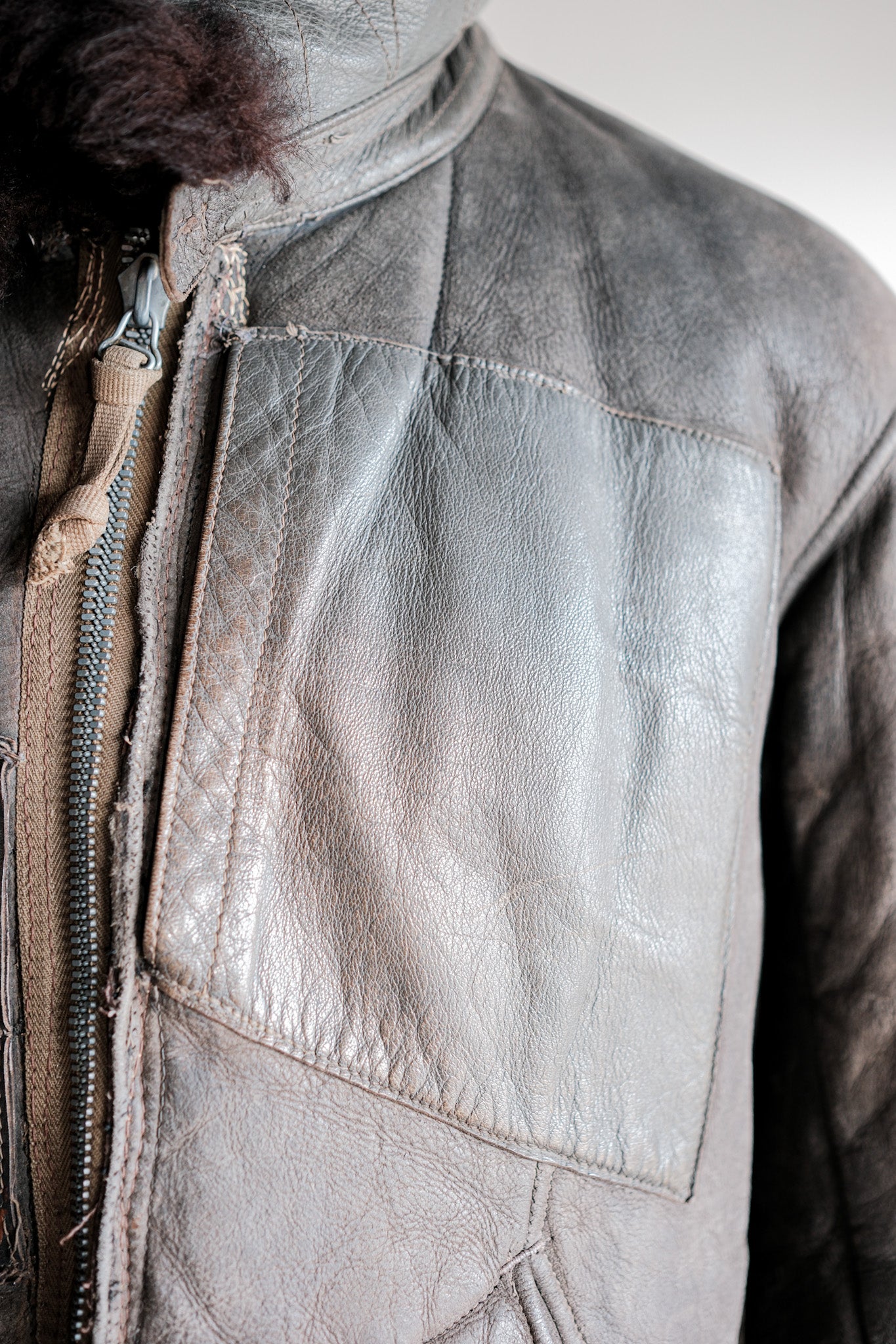 【~40's】WWⅡ German Air Force Winter Flight Jacket "Luftwaffe"