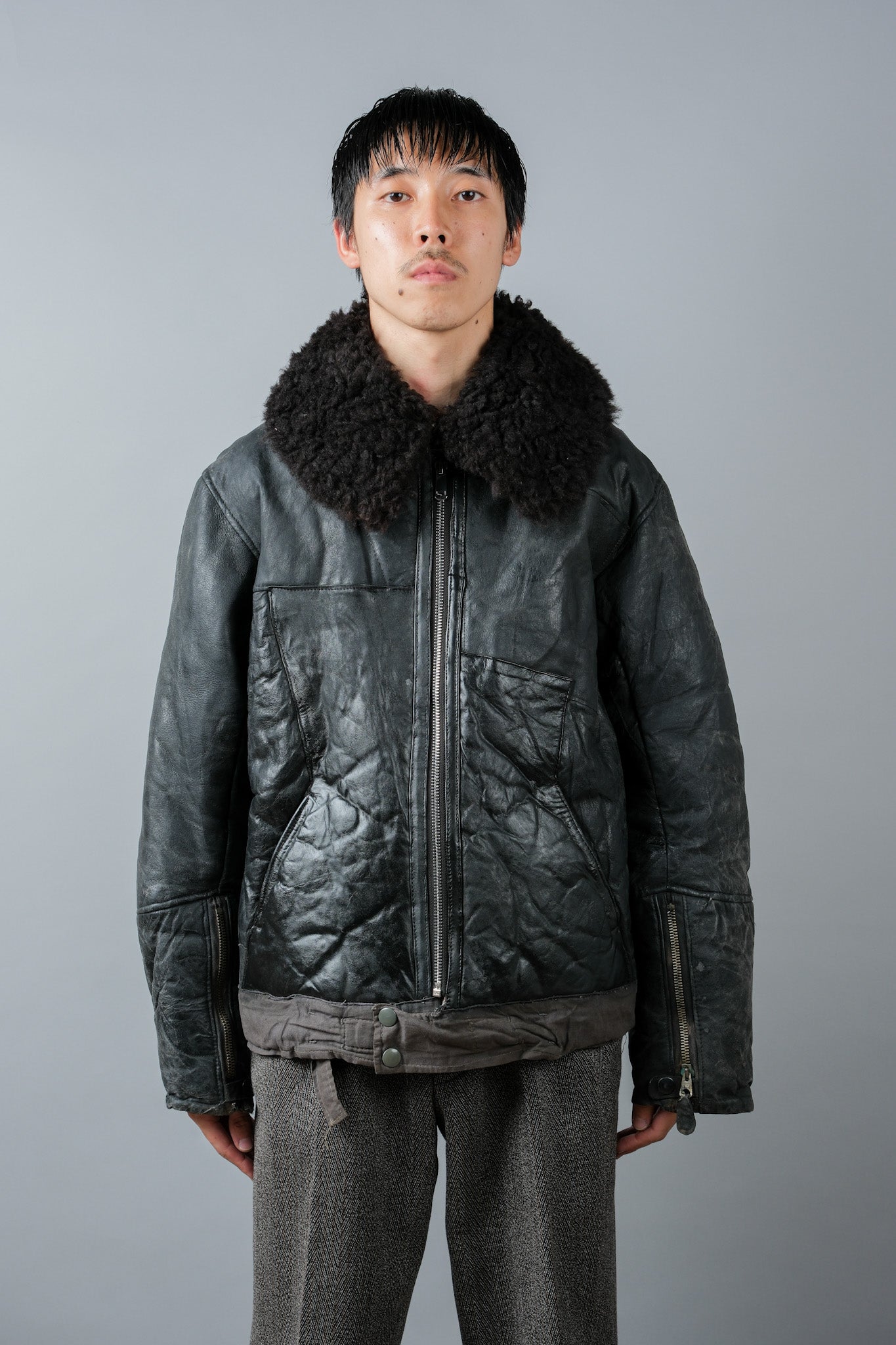 【~40's】WWⅡ German Air Force Winter Flight Jacket "Luftwaffe"