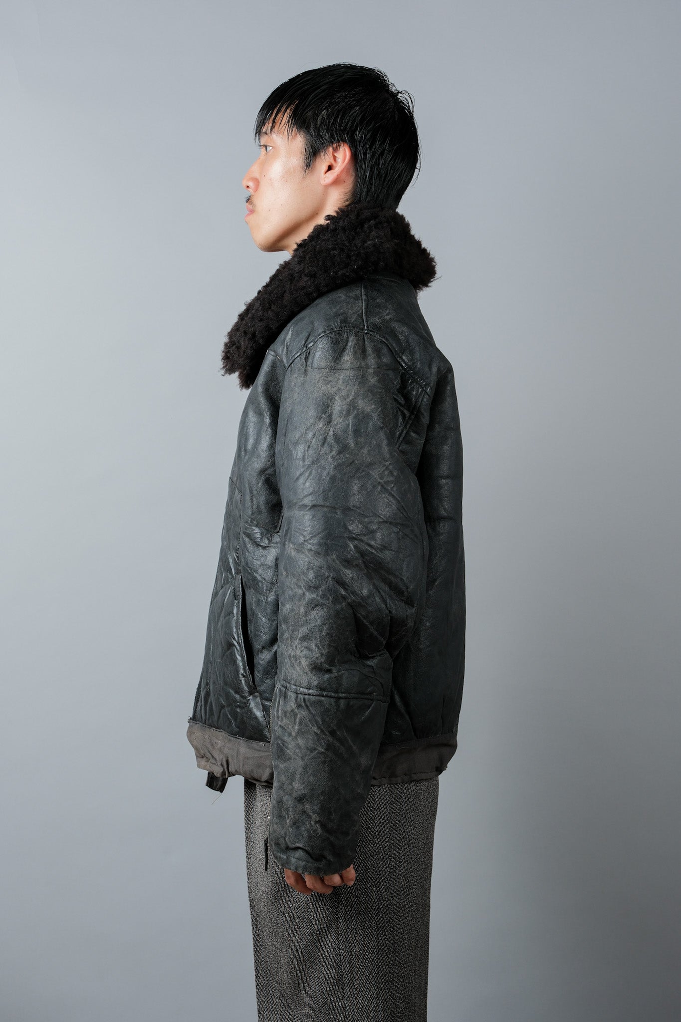 【~40's】WWⅡ German Air Force Winter Flight Jacket "Luftwaffe"