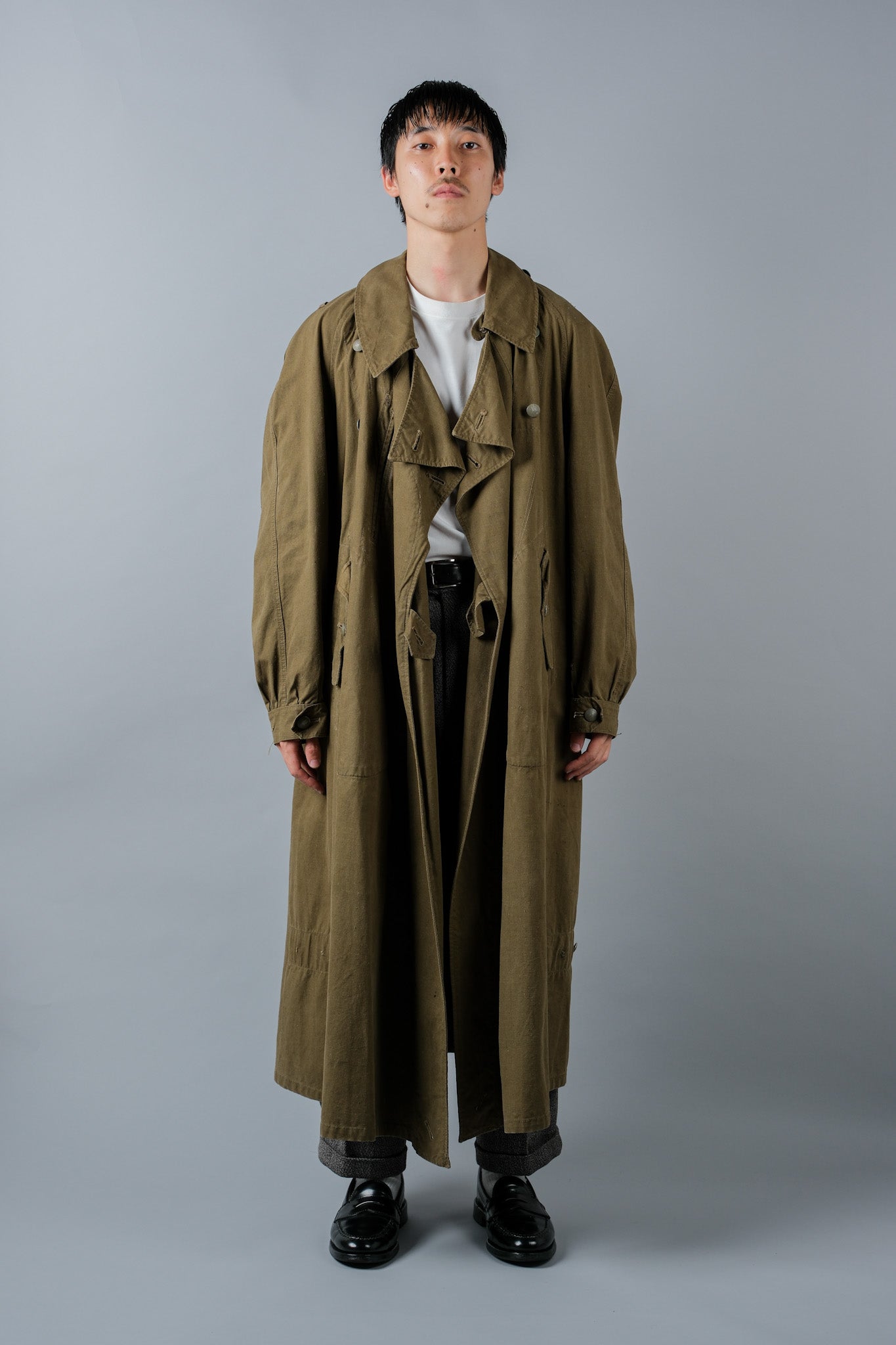 【~40's】WWⅡ German Afrika Korps Tropical Motorcycle Coat "DAK"