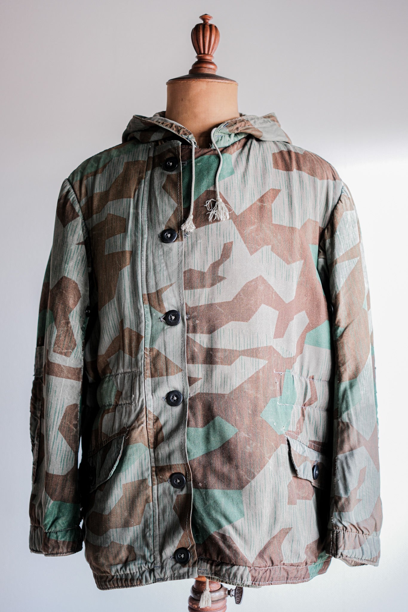 【~40's】WWⅡ German Army Splinter Camouflage 43 Pattern Winter Parka