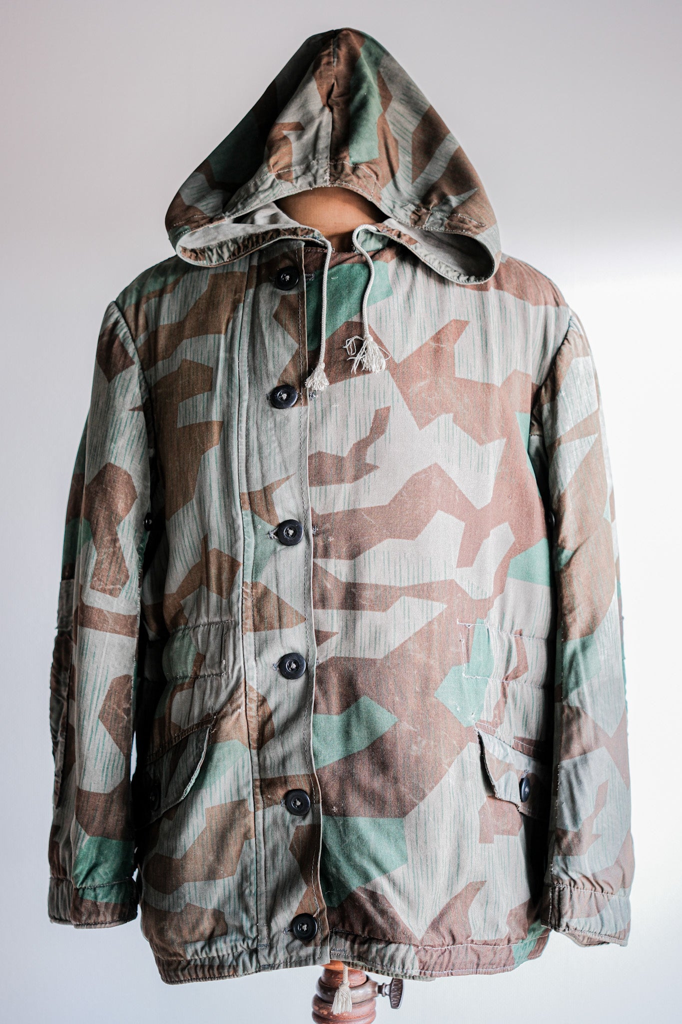 【~40's】WWⅡ German Army Splinter Camouflage 43 Pattern Winter Parka