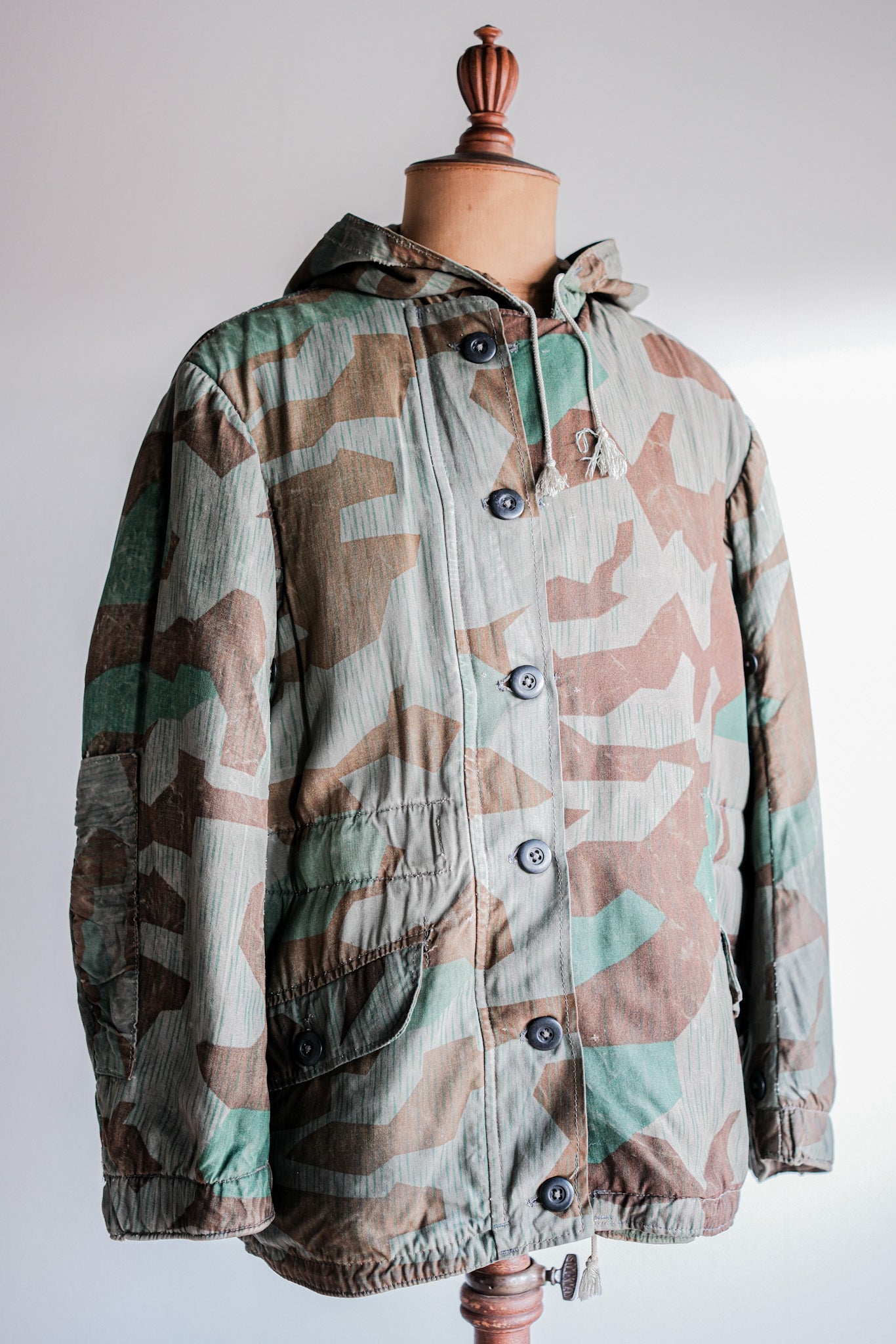 【~40's】WWⅡ German Army Splinter Camouflage 43 Pattern Winter Parka