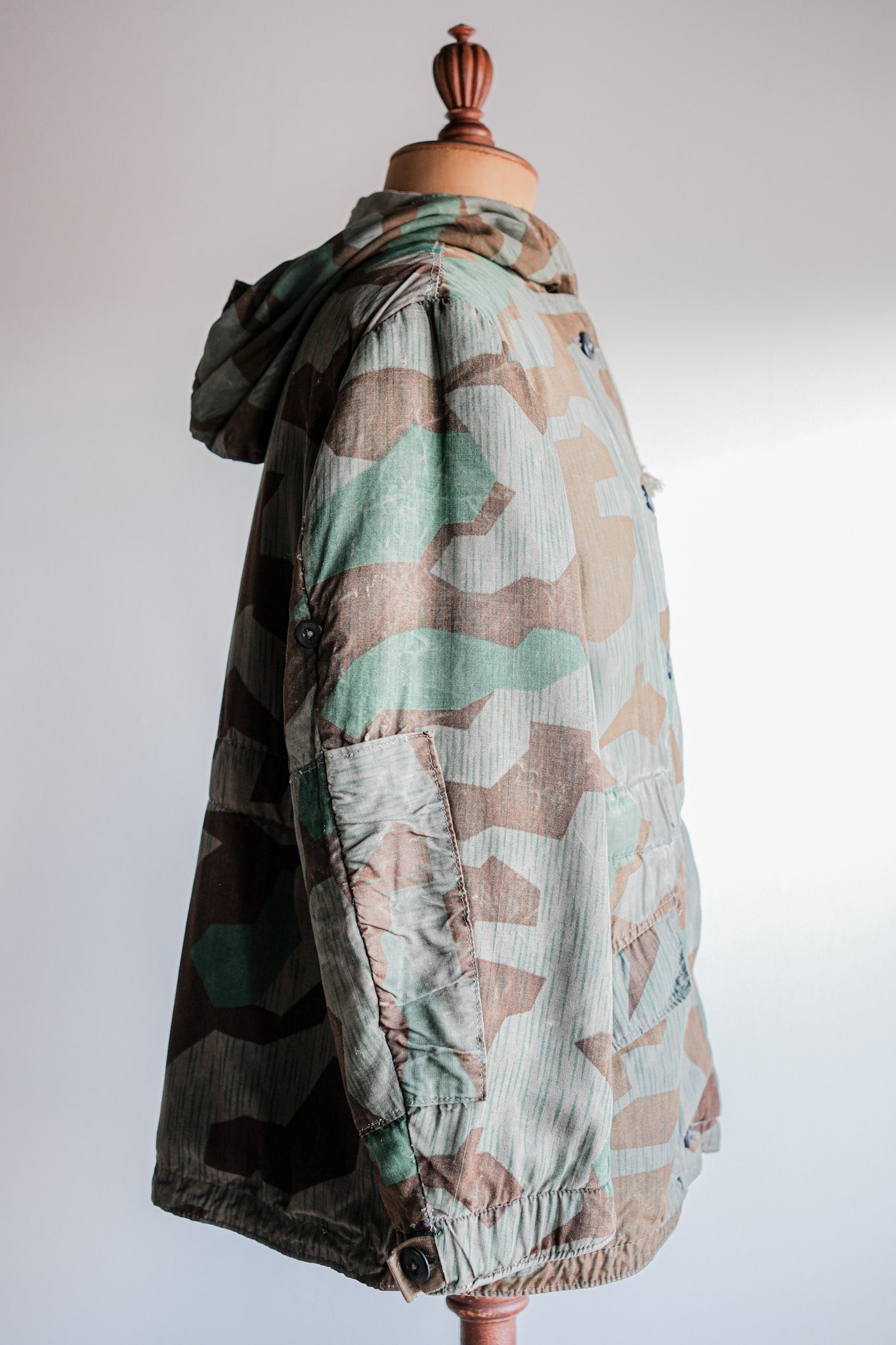 【~40's】WWⅡ German Army Splinter Camouflage 43 Pattern Winter Parka