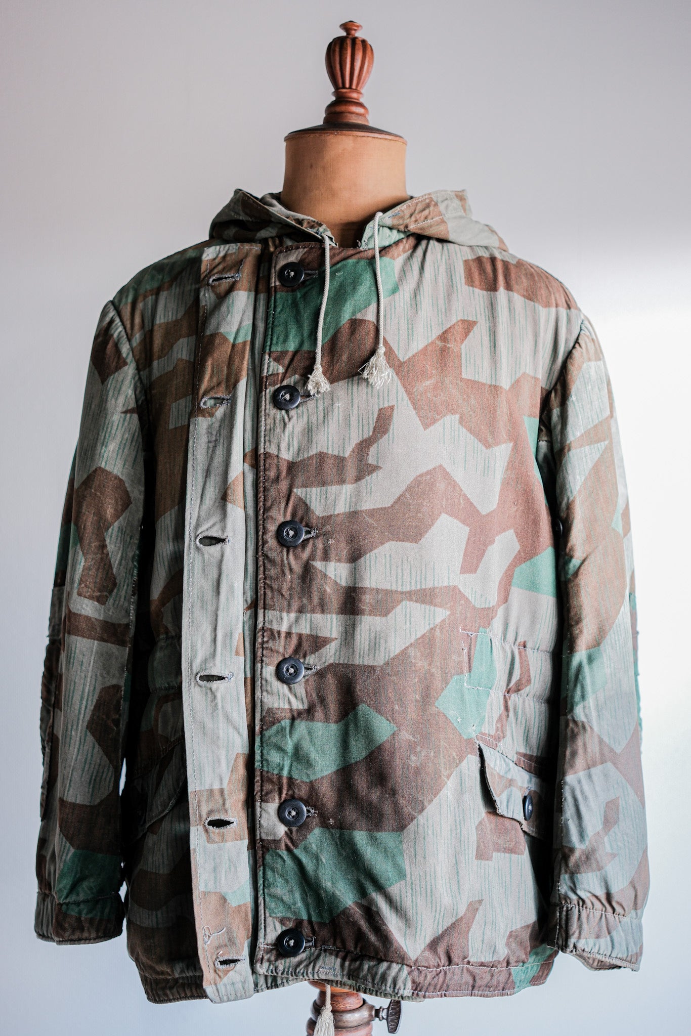 【~40's】WWⅡ German Army Splinter Camouflage 43 Pattern Winter Parka