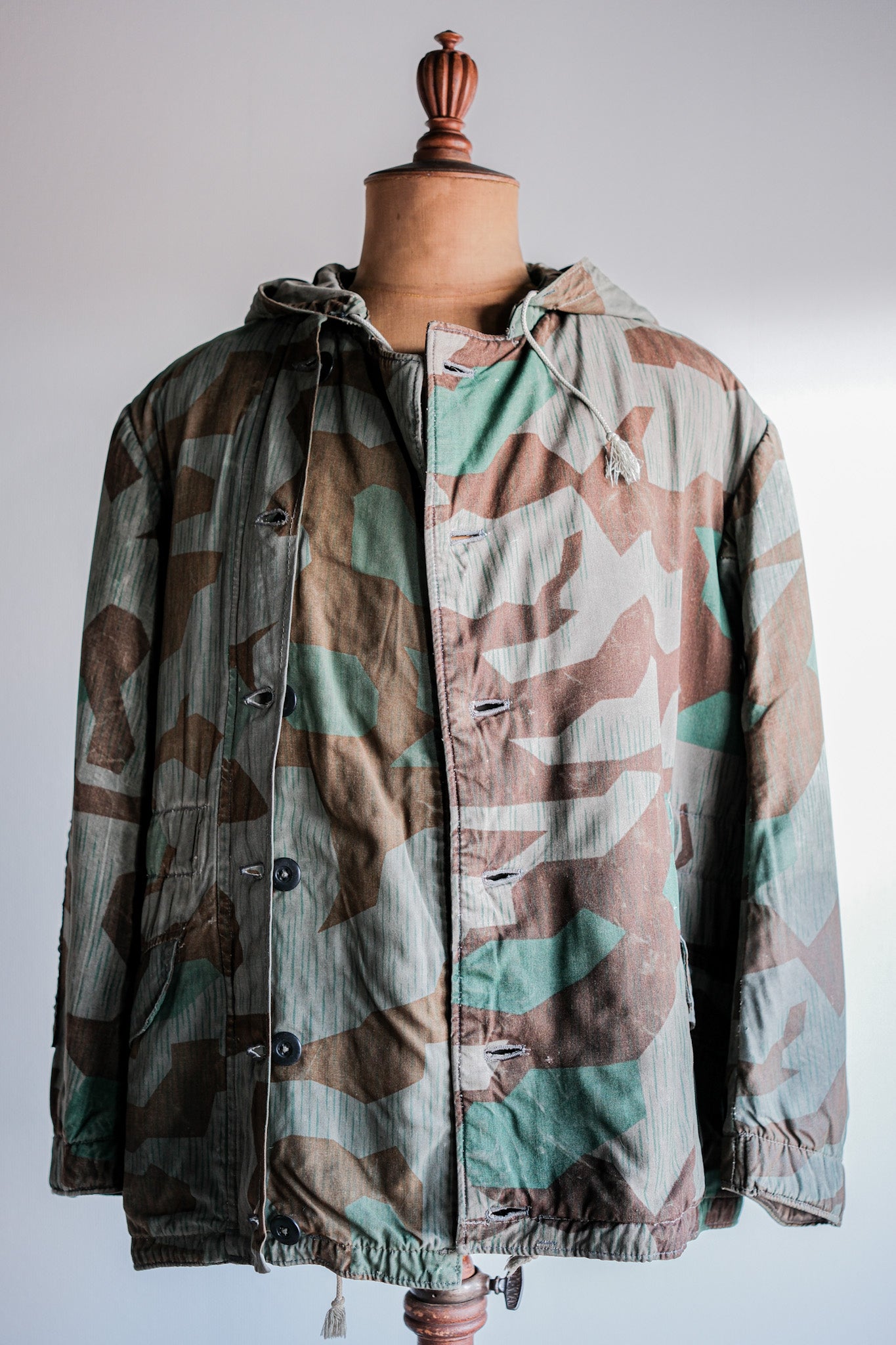 【~40's】WWⅡ German Army Splinter Camouflage 43 Pattern Winter Parka