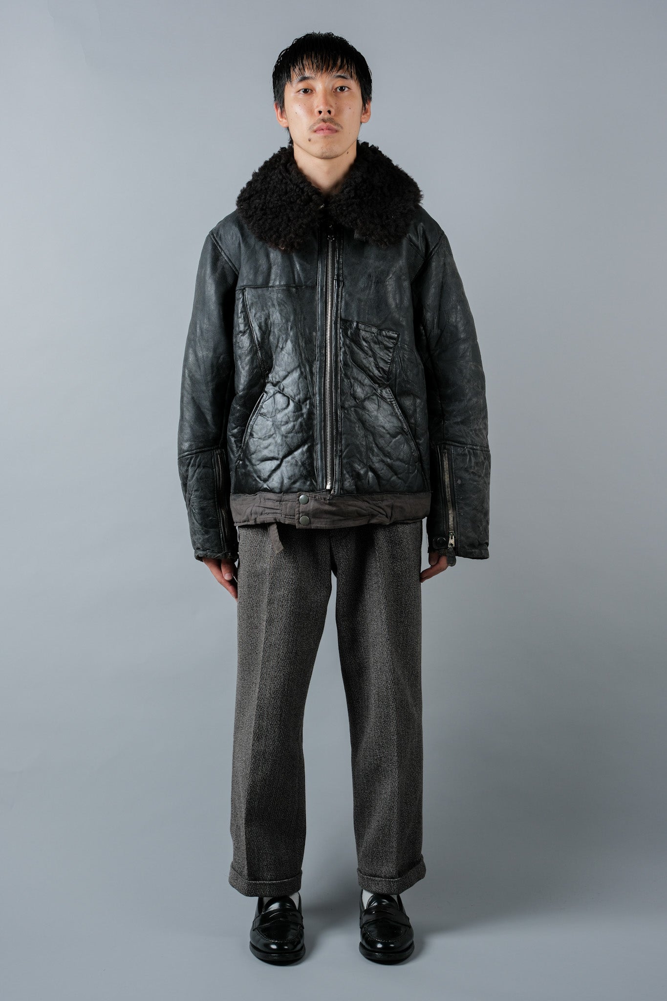 【~40's】WWⅡ German Air Force Winter Flight Jacket "Luftwaffe"