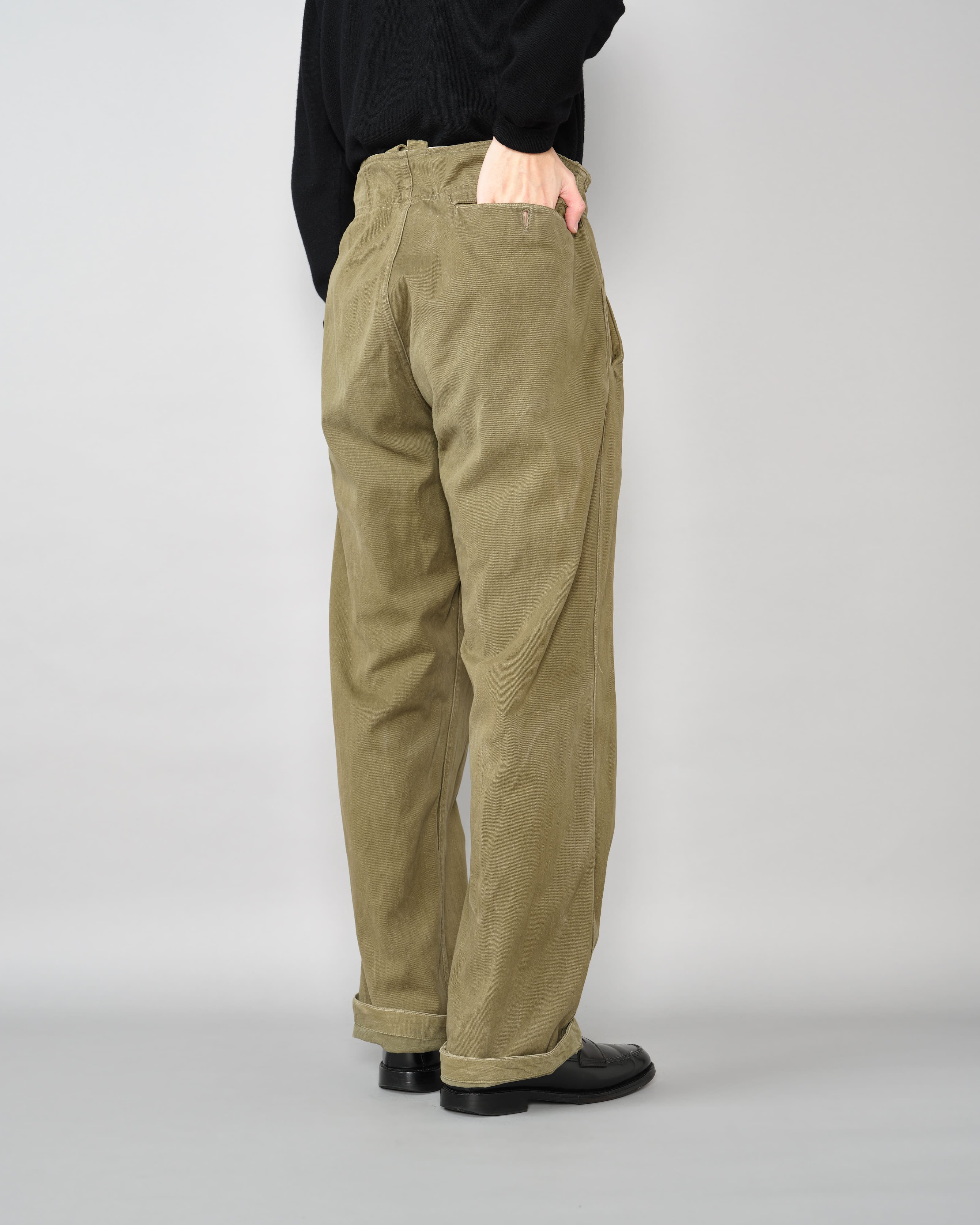 【~40's】WWII German Army Tropical Field Trousers "Wehrmacht"