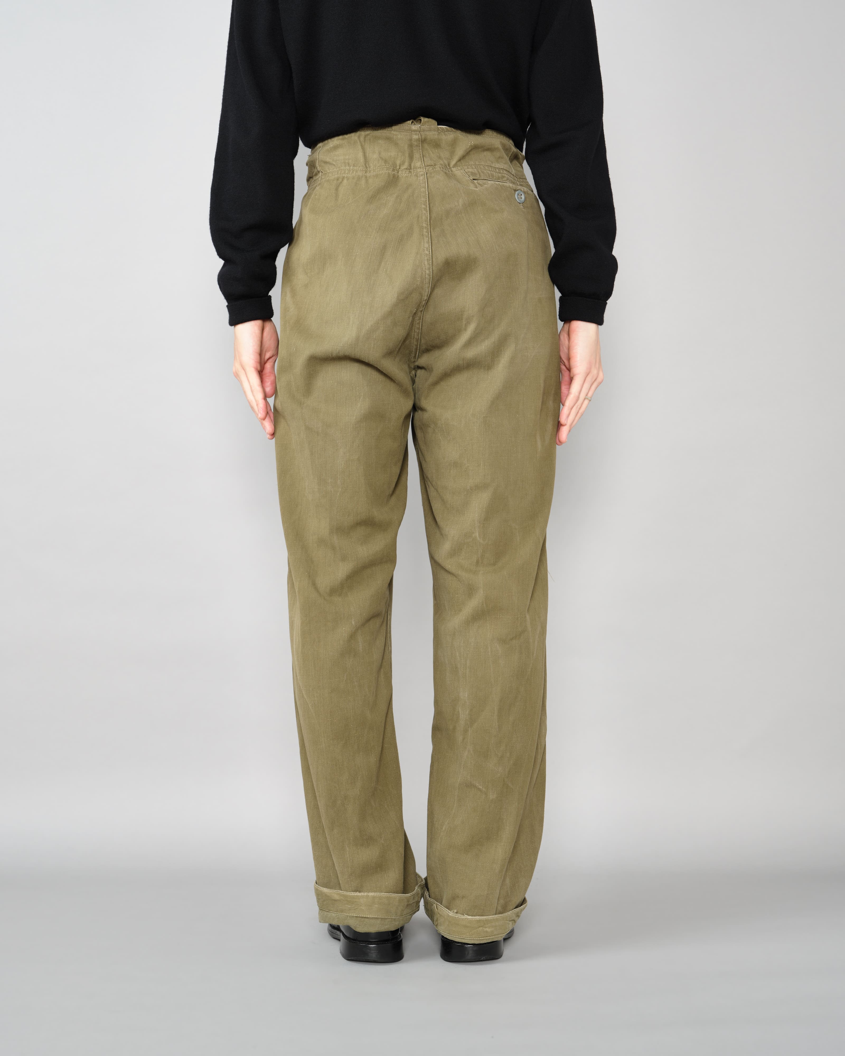 【~40's】WWII German Army Tropical Field Trousers "Wehrmacht"