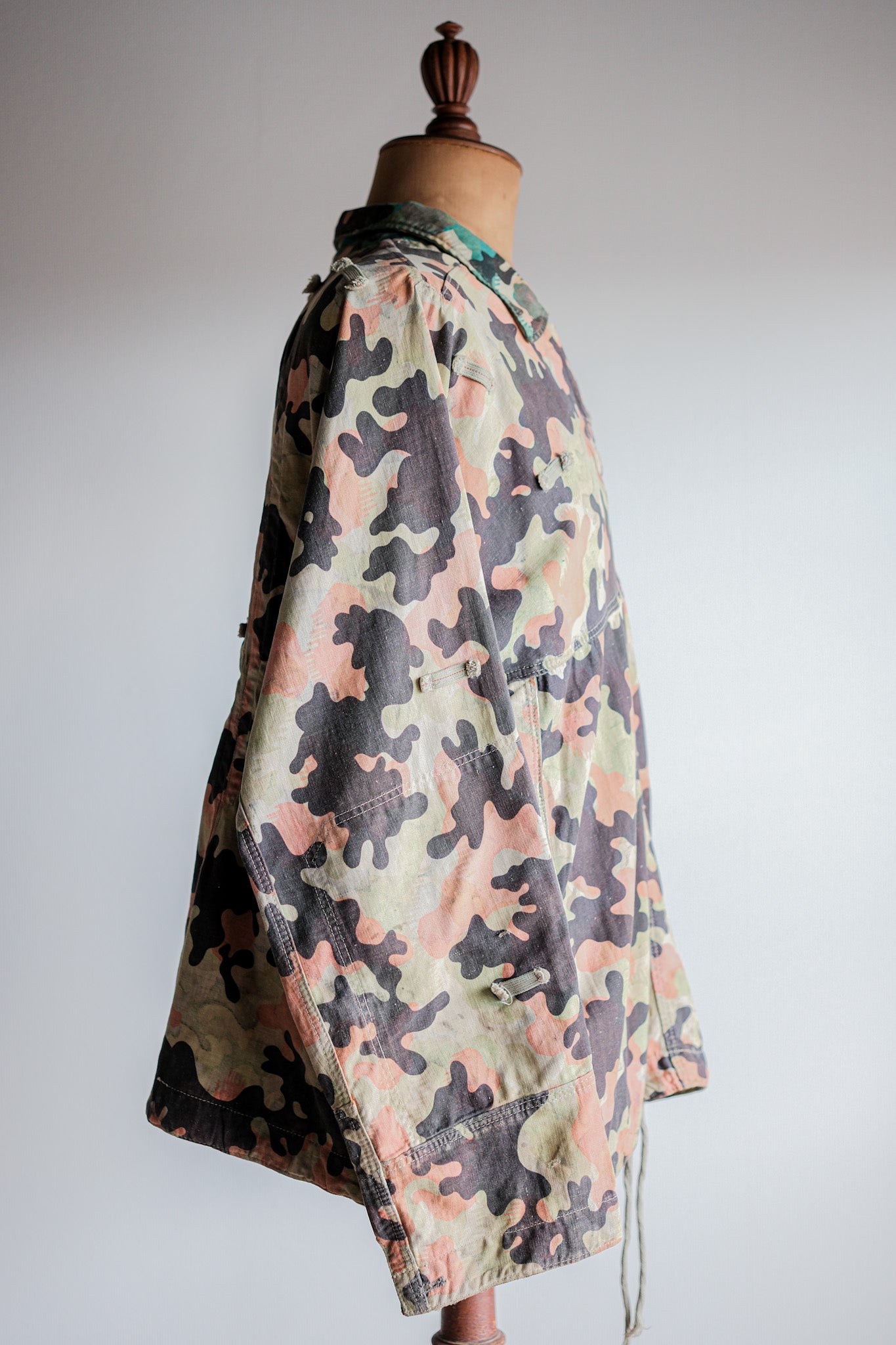 【~50's】Czechoslovakian Army Dubaky Camouflage Reversible Smock