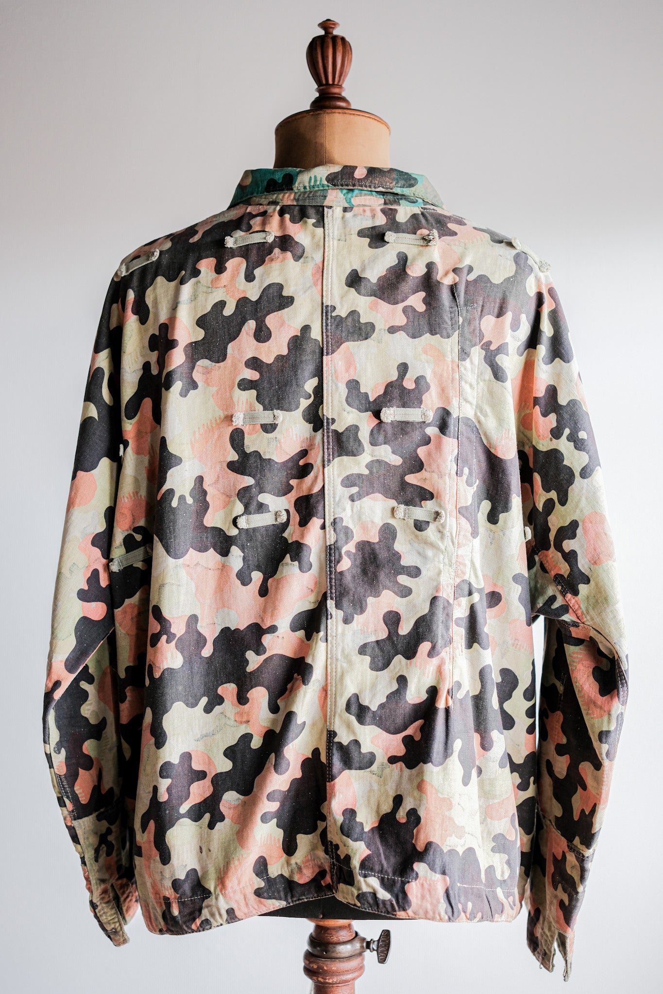 【~50's】Czechoslovakian Army Dubaky Camouflage Reversible Smock