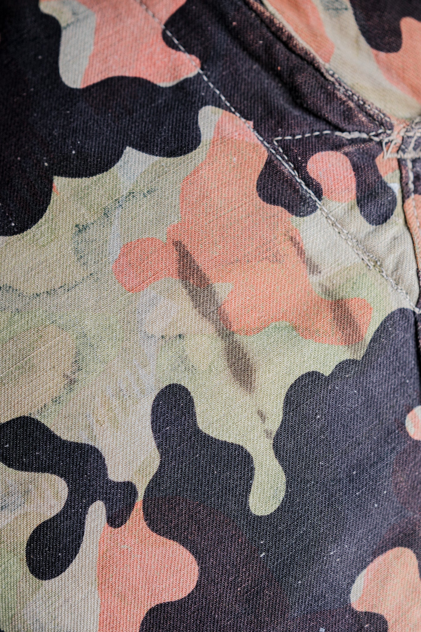 【~50's】Czechoslovakian Army Dubaky Camouflage Reversible Smock