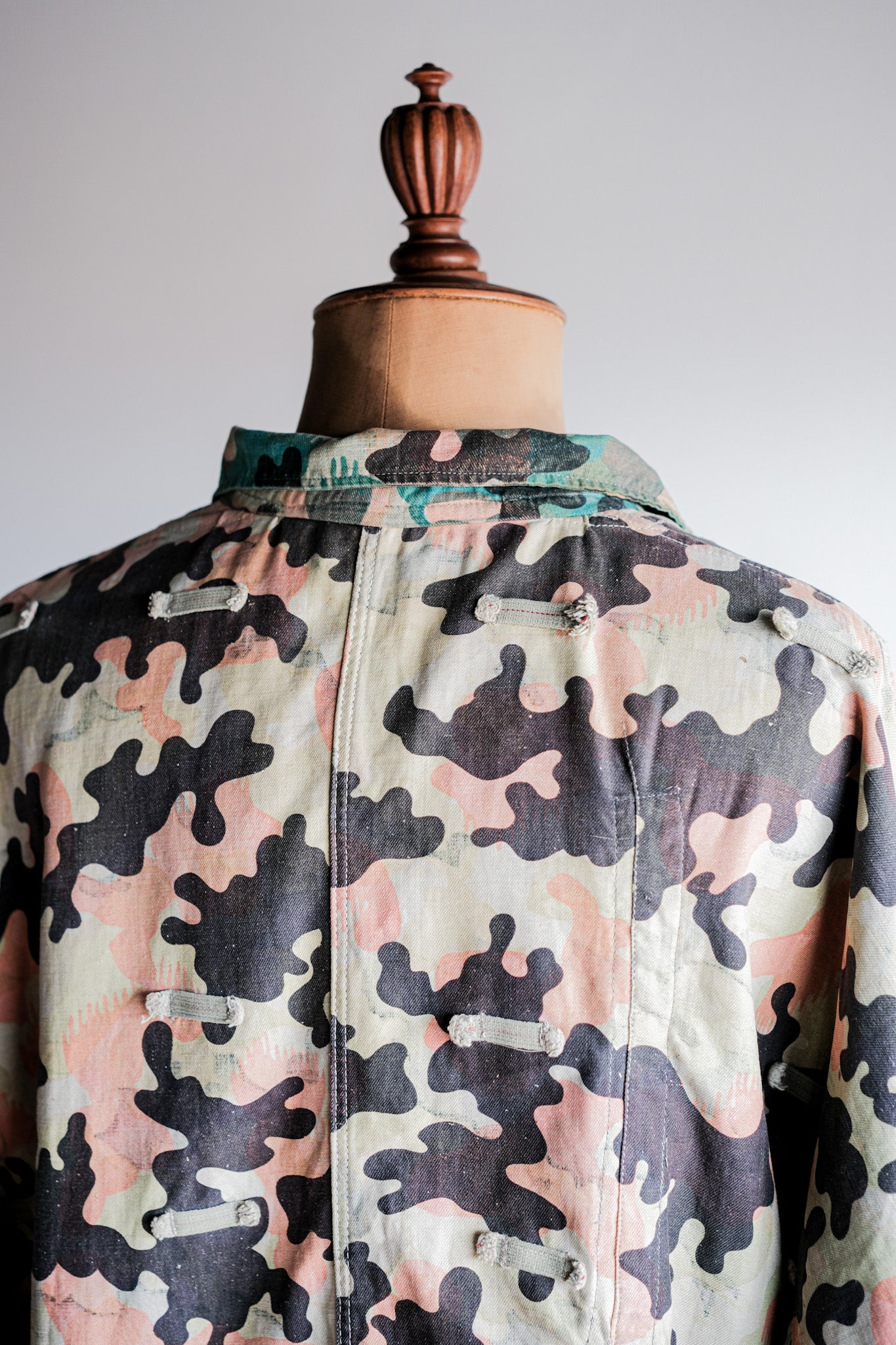 【~50's】Czechoslovakian Army Dubaky Camouflage Reversible Smock