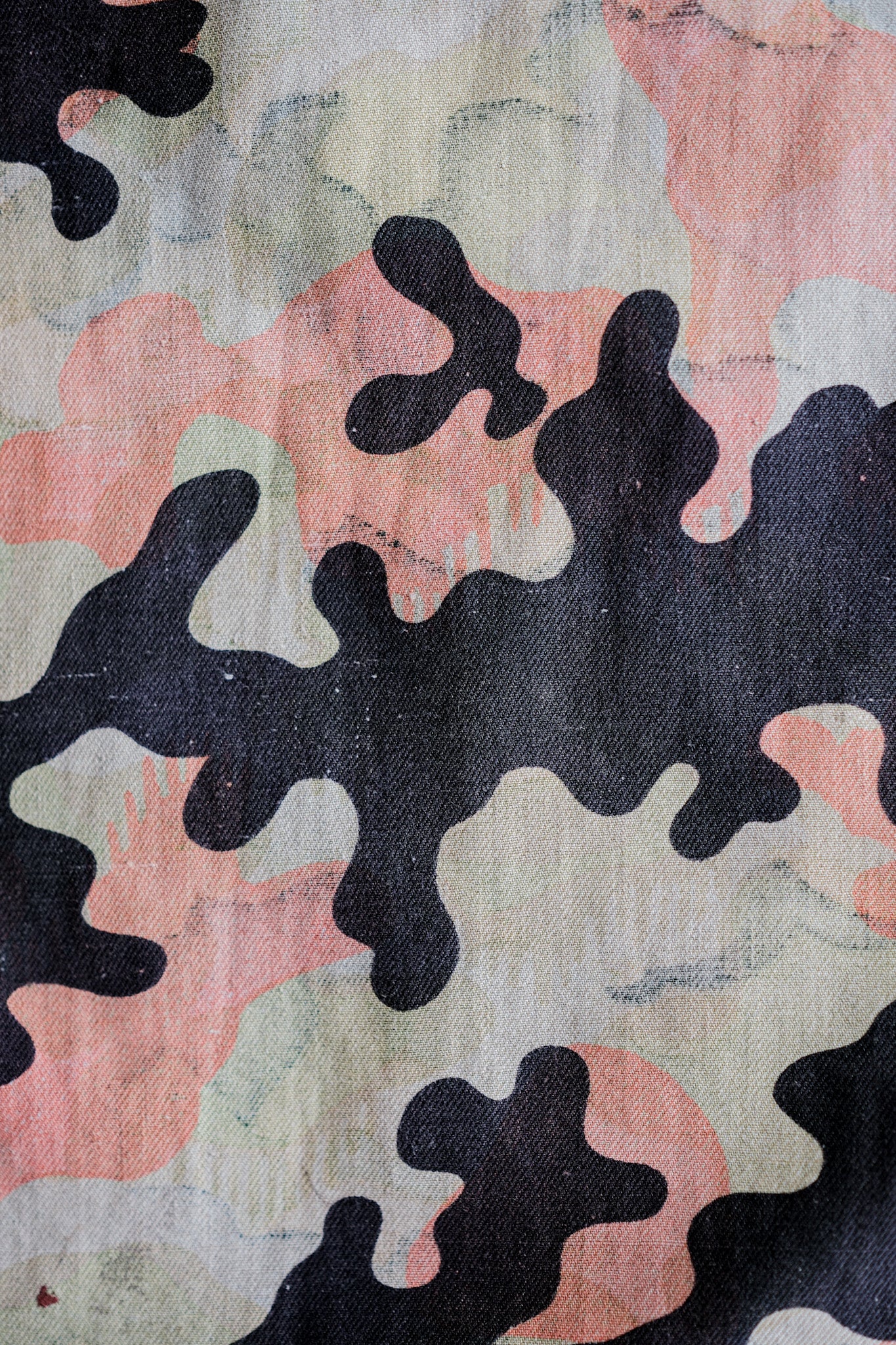 【~50's】Czechoslovakian Army Dubaky Camouflage Reversible Smock