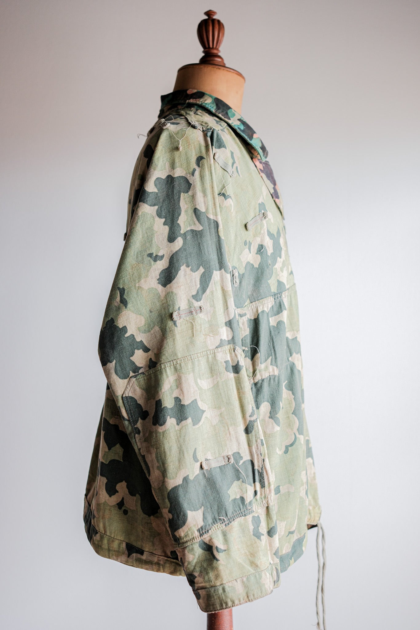 【~50's】Czechoslovakian Army Dubaky Camouflage Reversible Smock