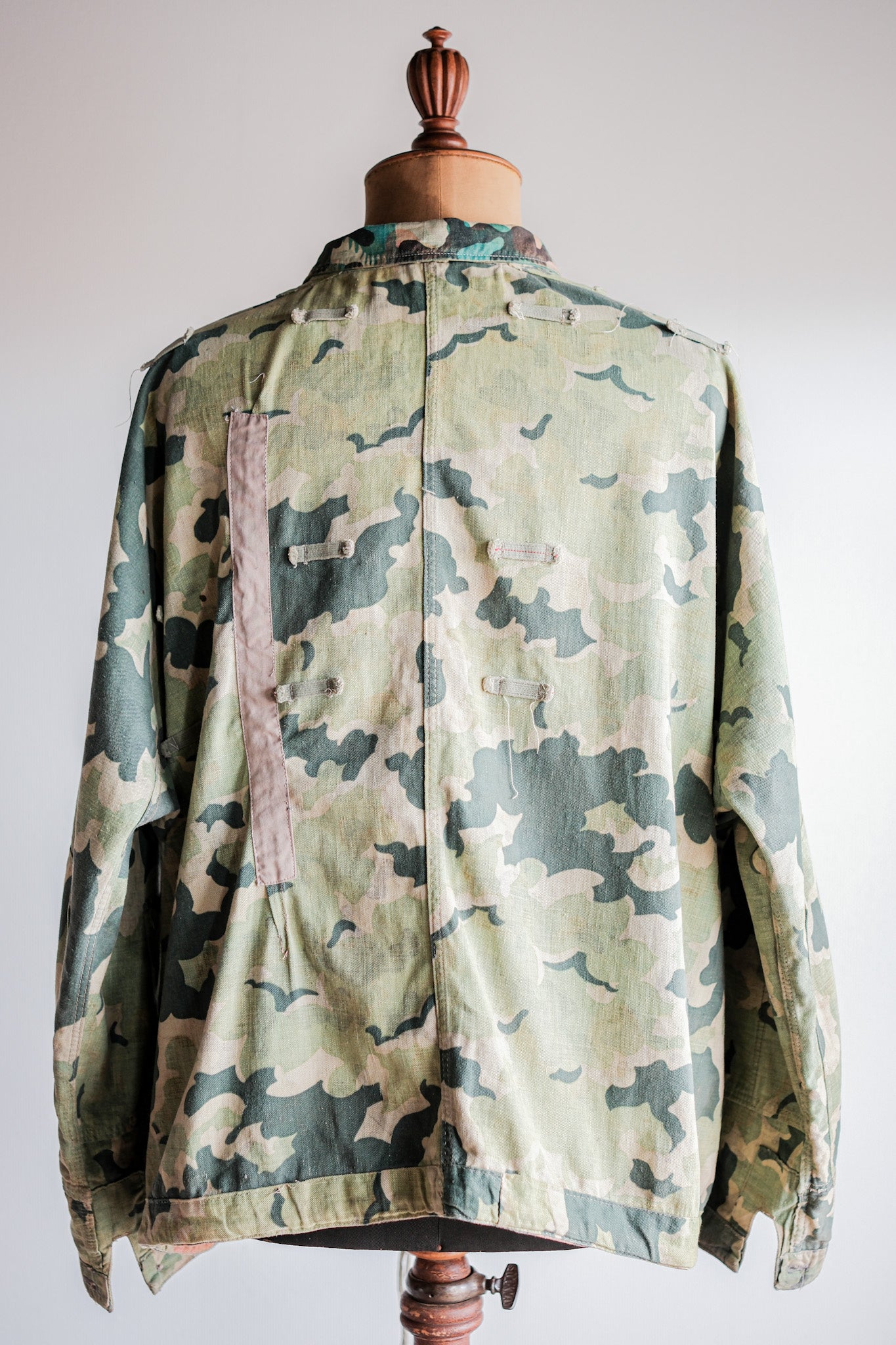 【~50's】Czechoslovakian Army Dubaky Camouflage Reversible Smock