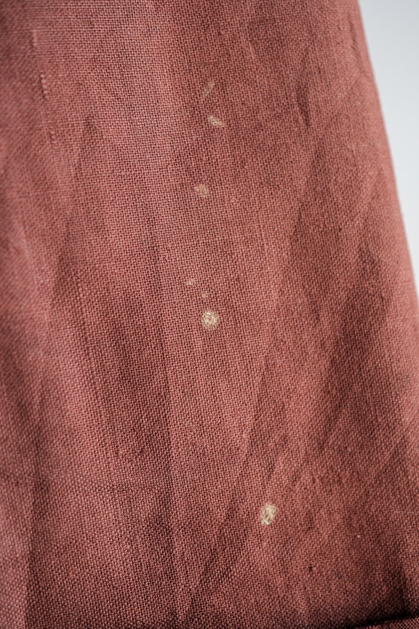 【~20's】French Vintage Reddish Brown Cotton Linen Hunting Jacket