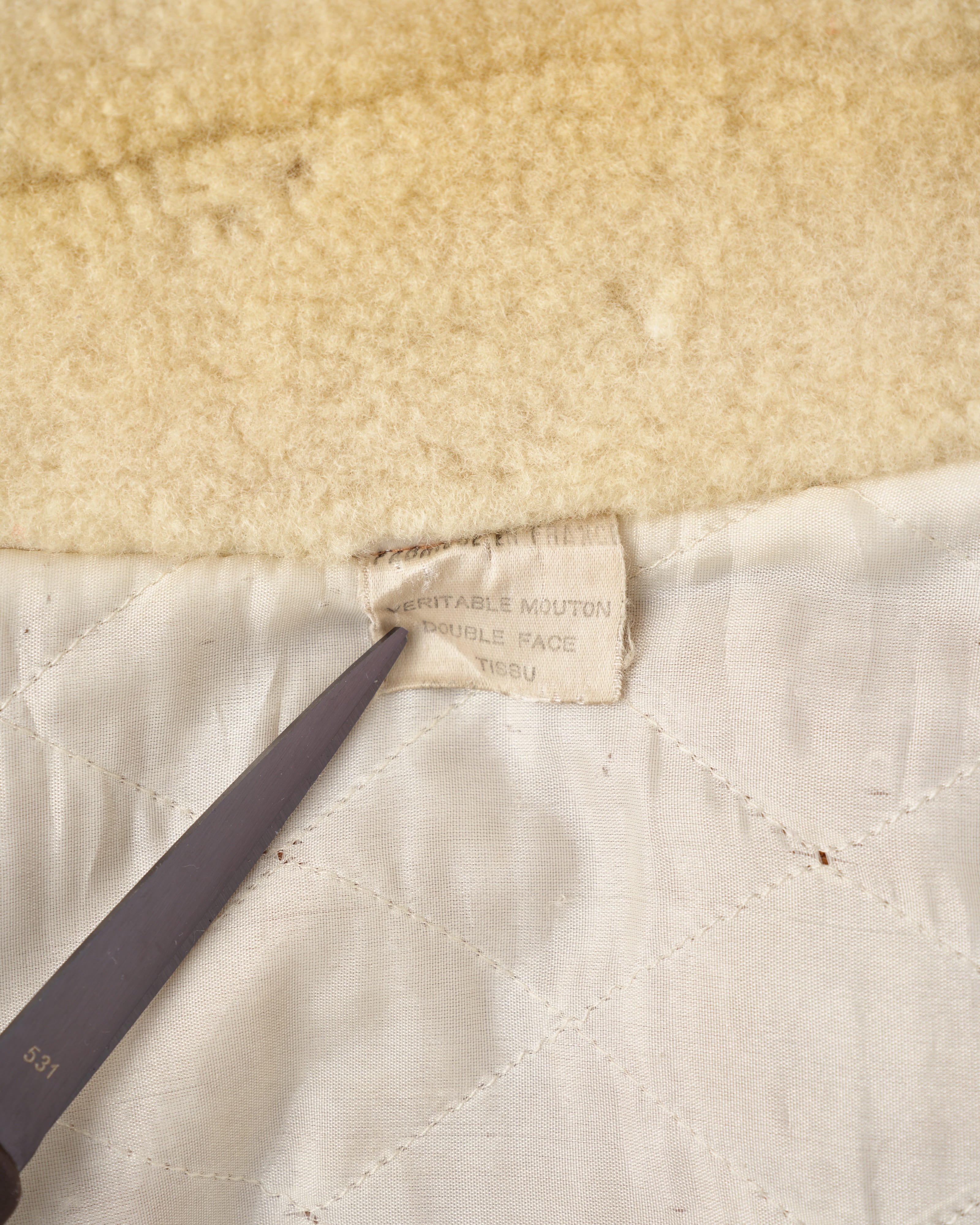 【~80’s】French Vintage Deformed Design Detachable Sleeve Blouson