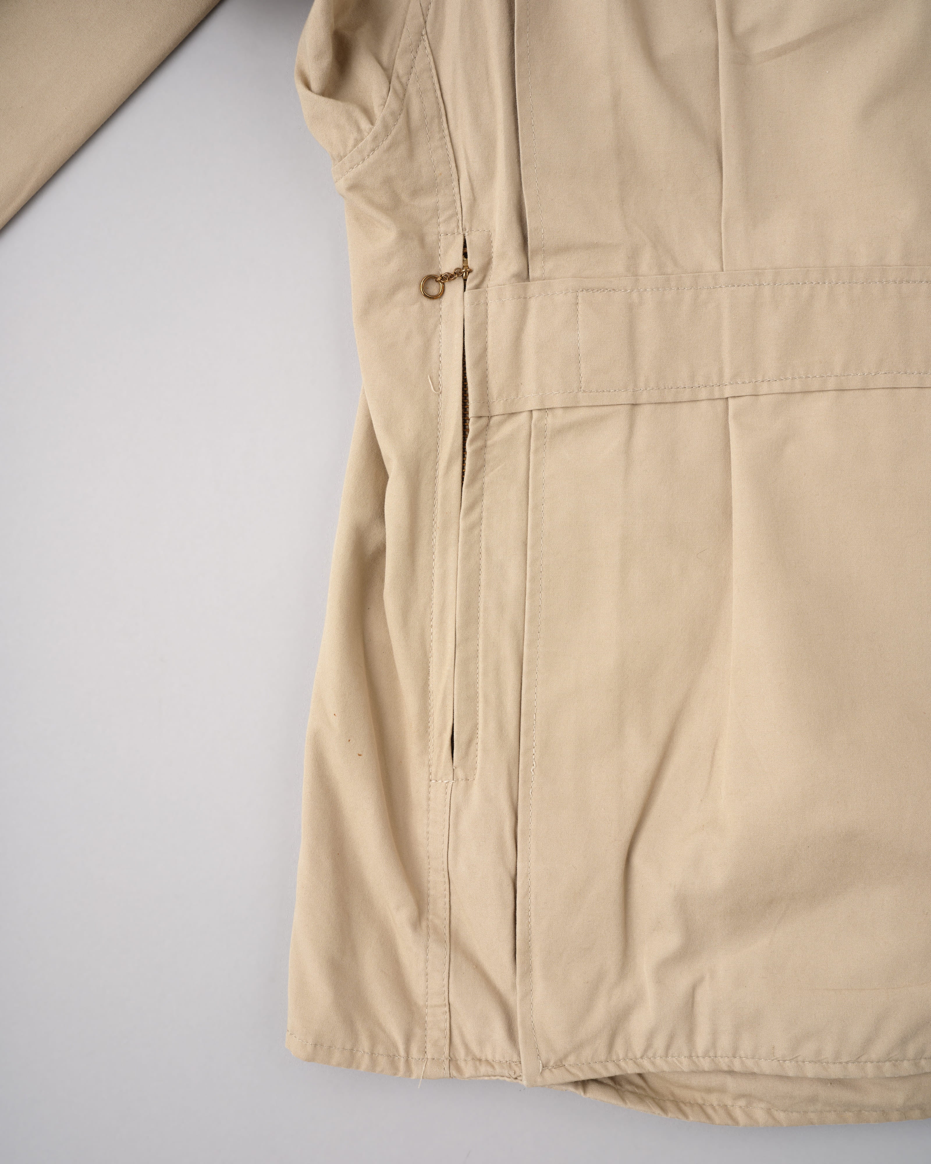 【~80's】Vintage Willis&Geiger Bush Poplin Quail Coat Size.44 "Made in U.S.A."