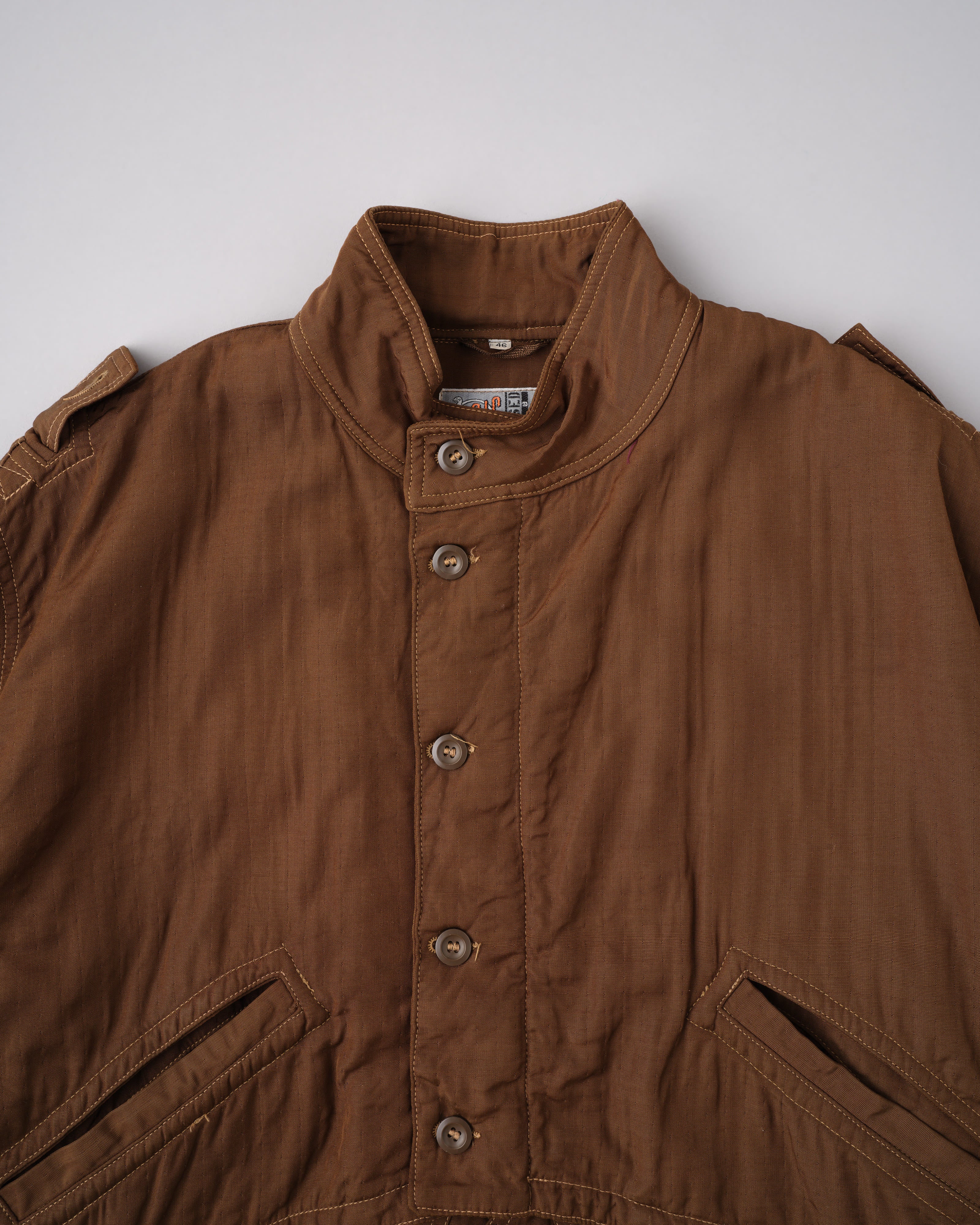 【~80's】Old Marithé François Girbaud Closed Deformed Design Short Jacket Size.46