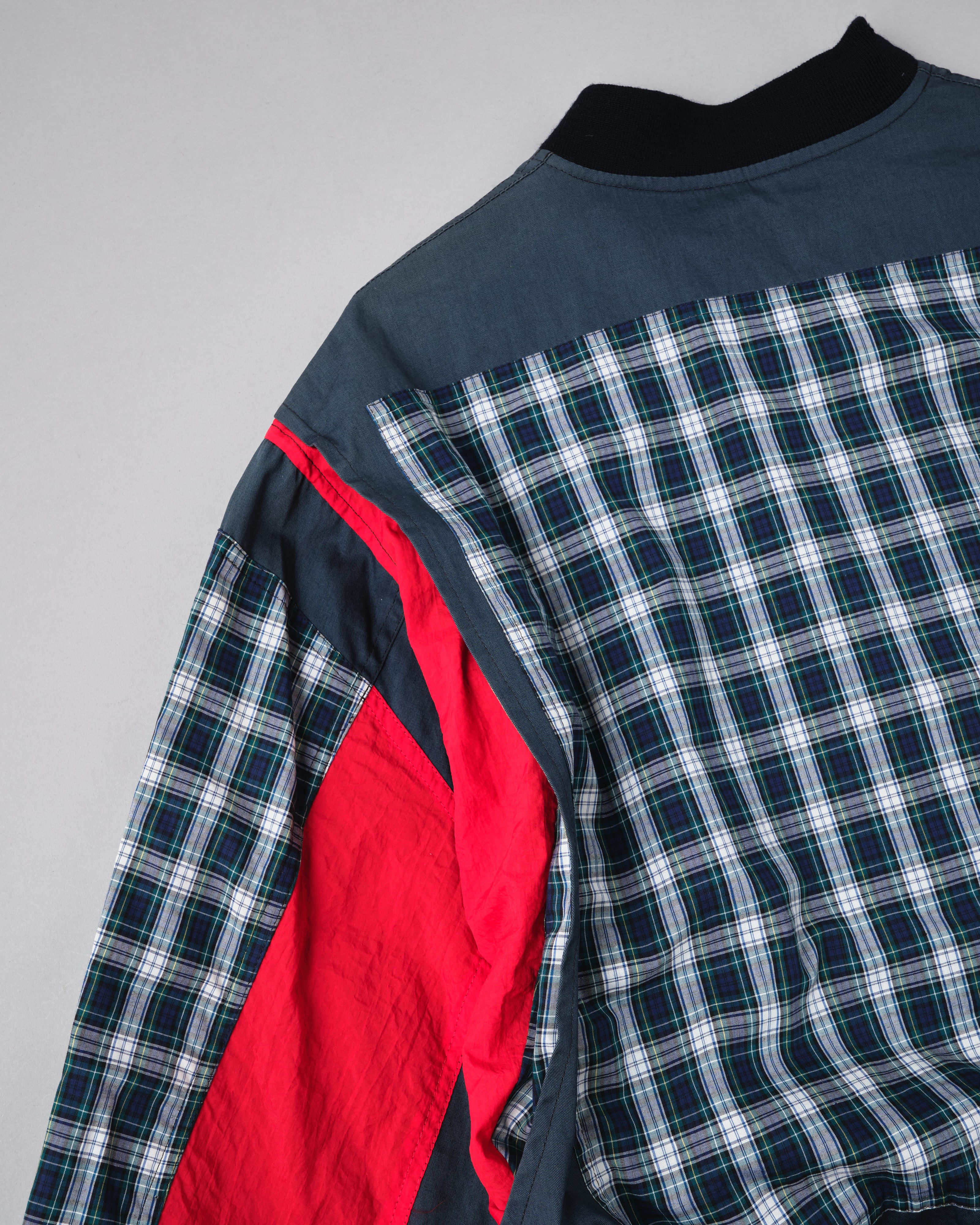 【~80's】Vintage Façonnable Cotton Nylon Crazy Pattern Blouson Size.5