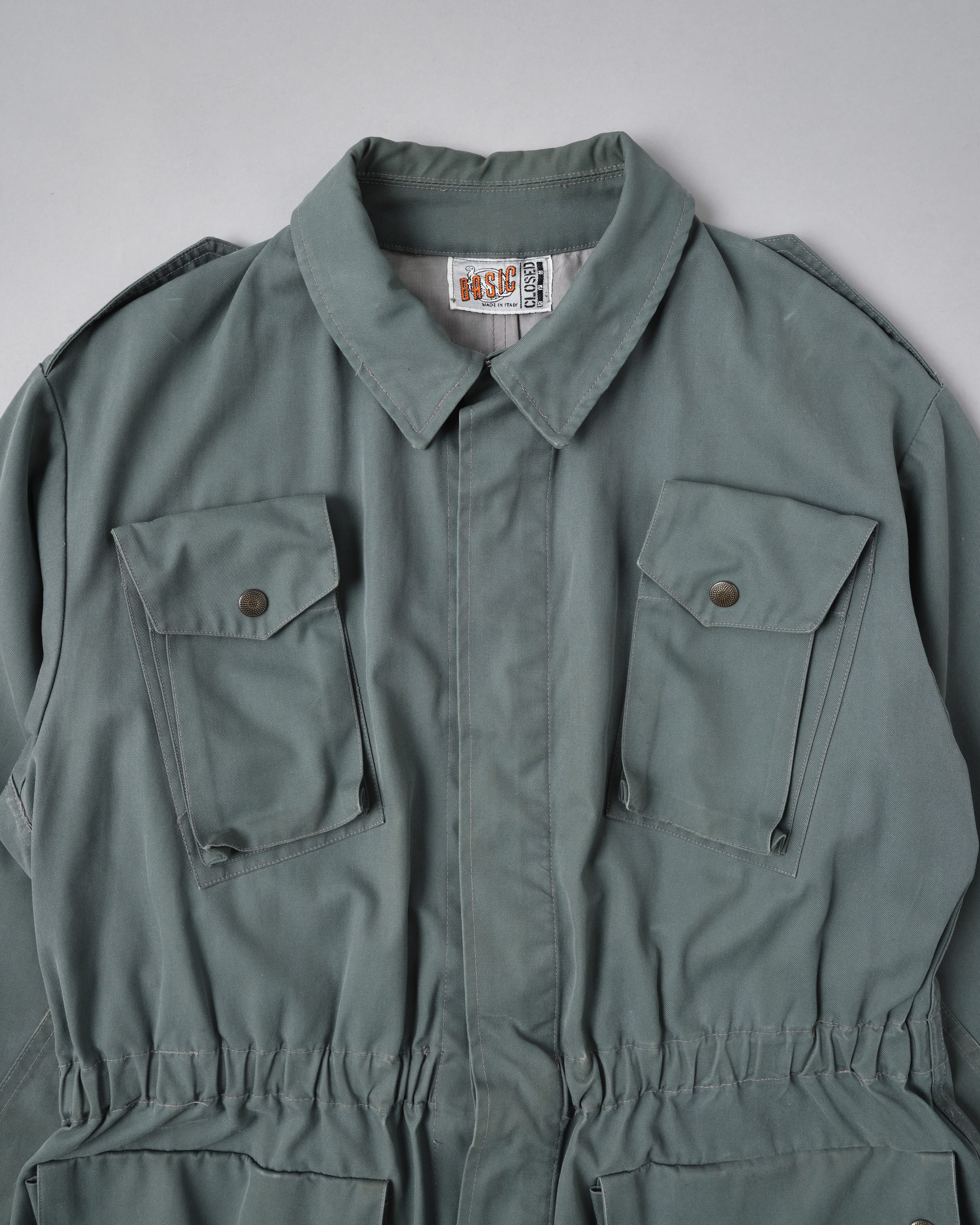 【~80's】Old Marithé François Girbaud Closed Sahariana Jacket