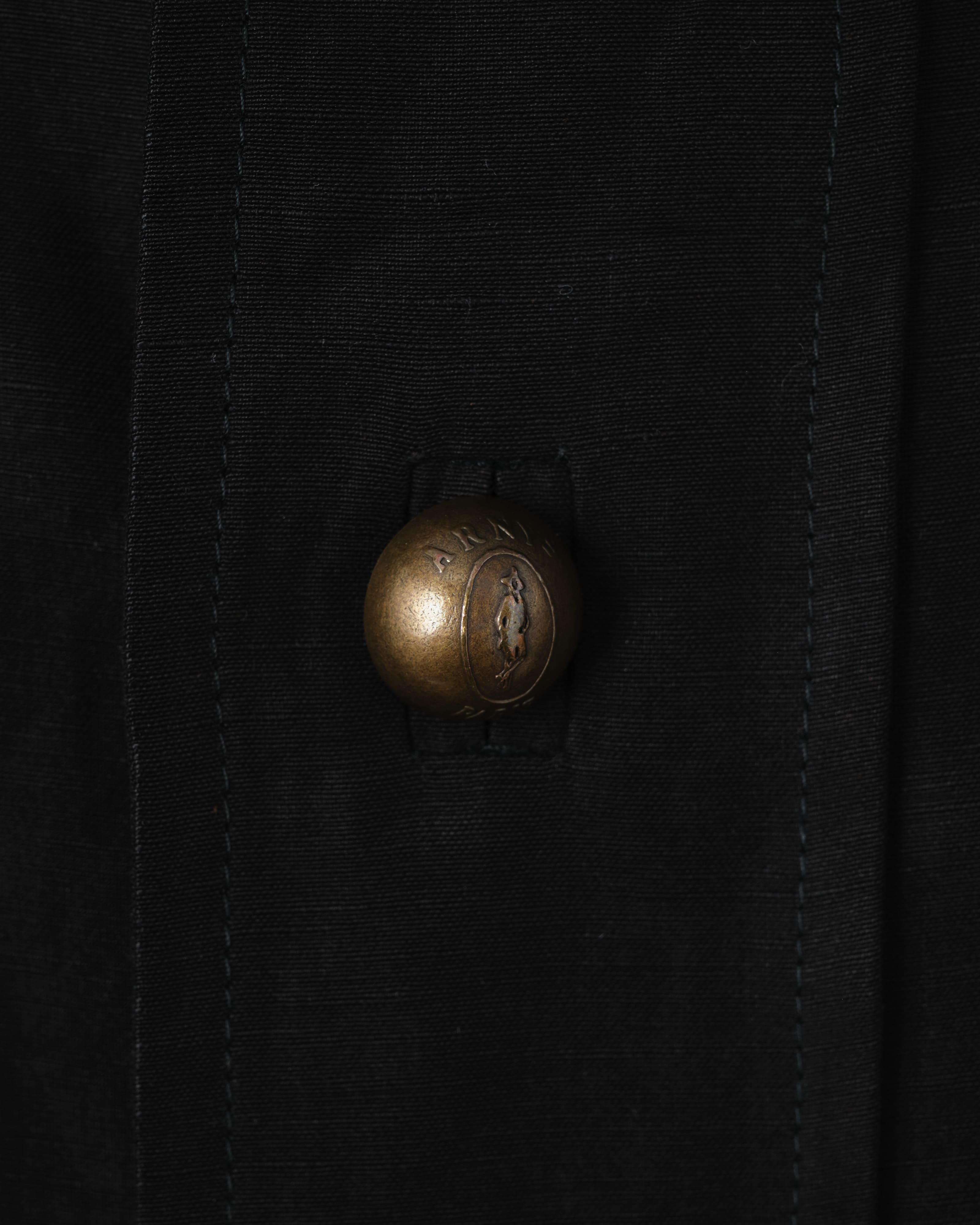 【~00's】Old ARNYS PARIS Silk Linen Stand Collar Jacket Size.46