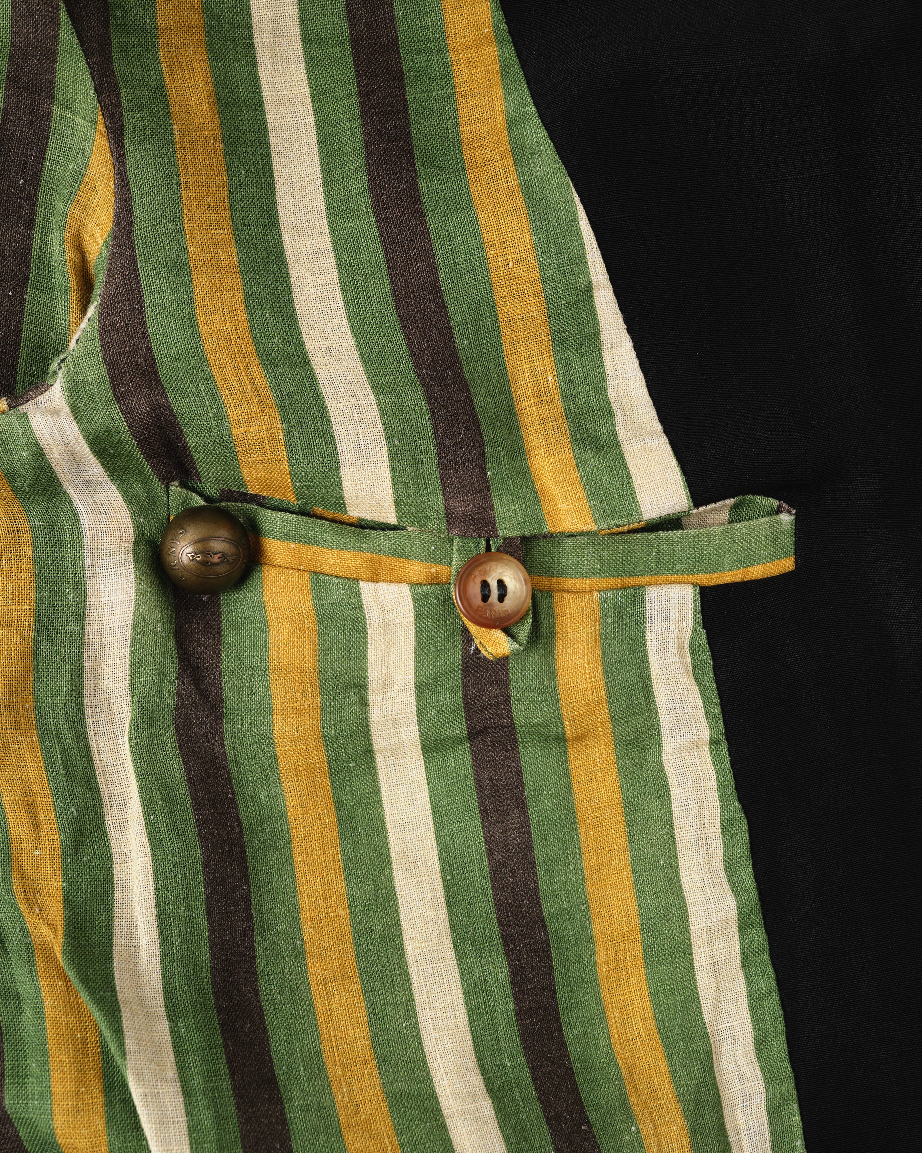 【~00's】Old ARNYS PARIS Silk Linen Stand Collar Jacket Size.46
