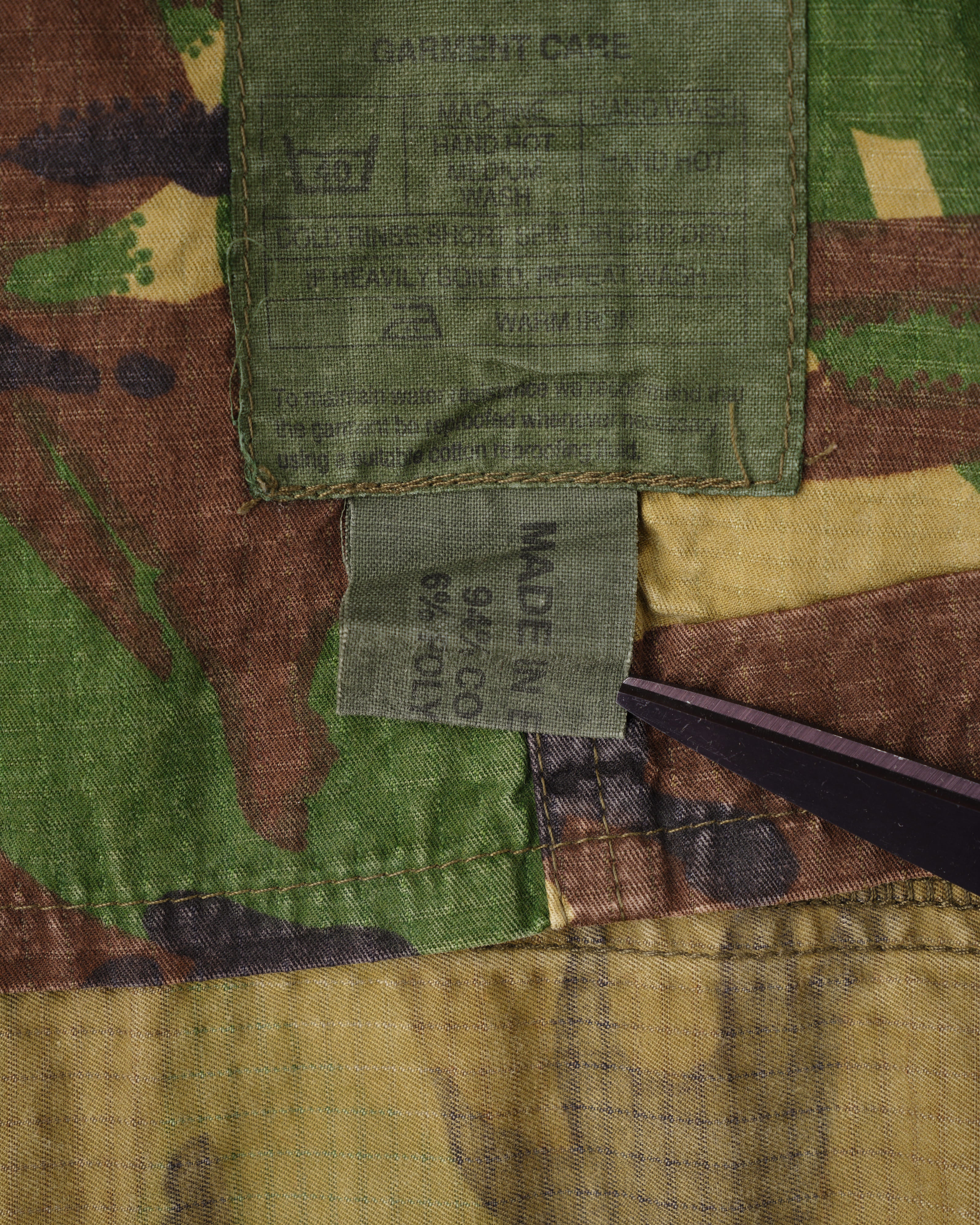 【~90's】British Vintage DPM Camouflage Ripstop Windproof Smock Made by SASS