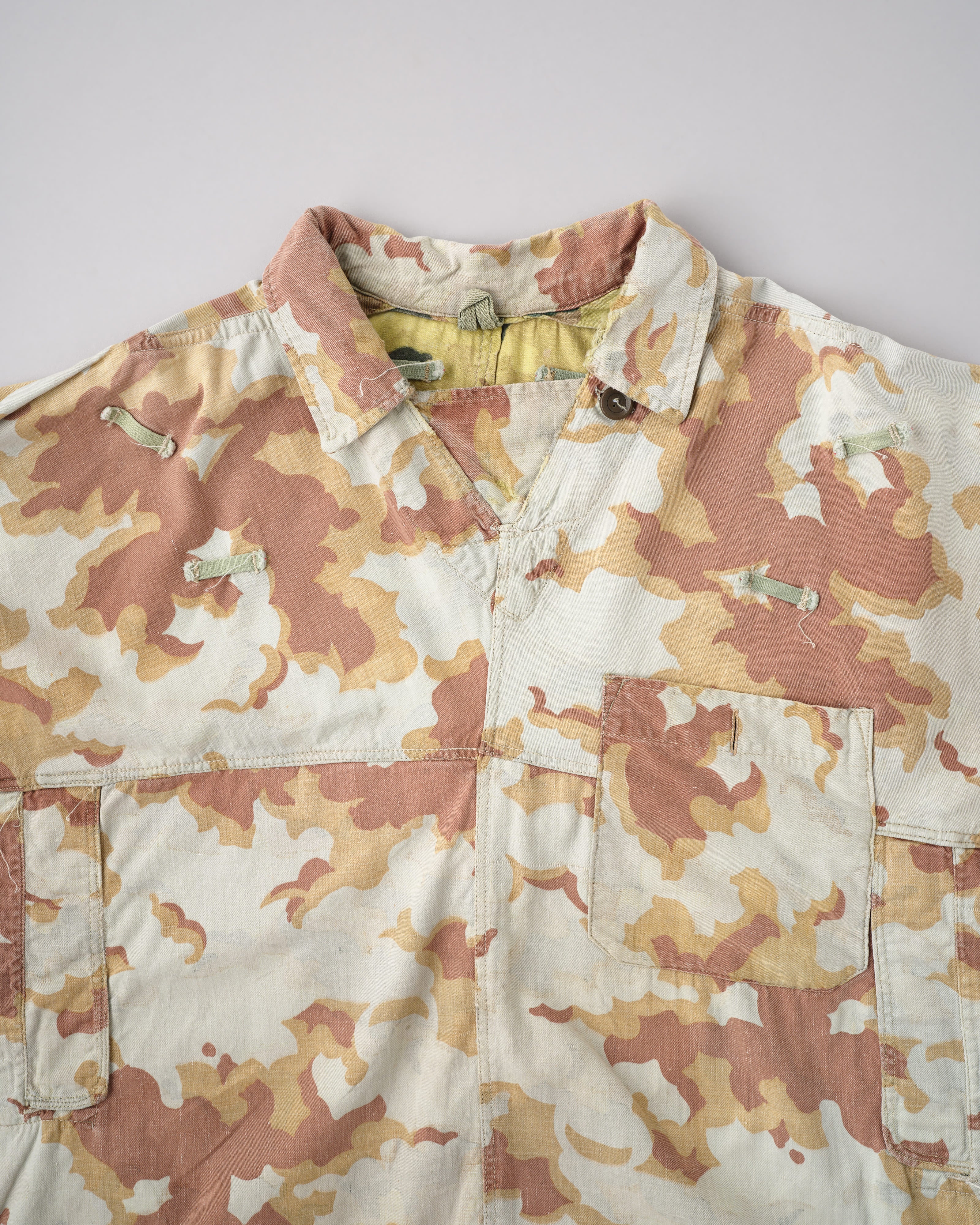 【~50's】Czechoslovakian Army Clouds Camouflage Reversible Smock "Modified"