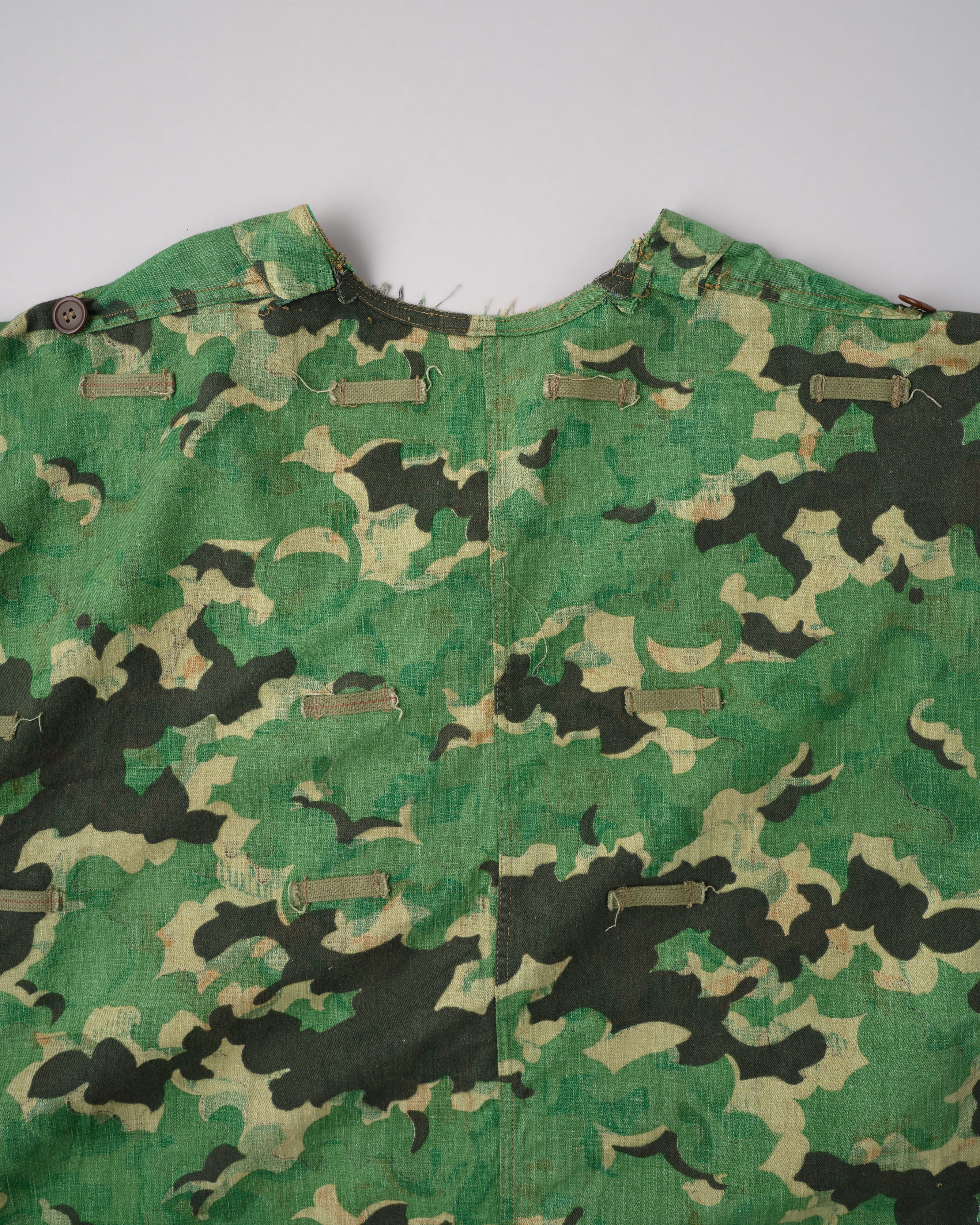 【~50’s】Czechoslovakian Army Dubaky Camouflage Reversible Smock With Gloves "Modified"