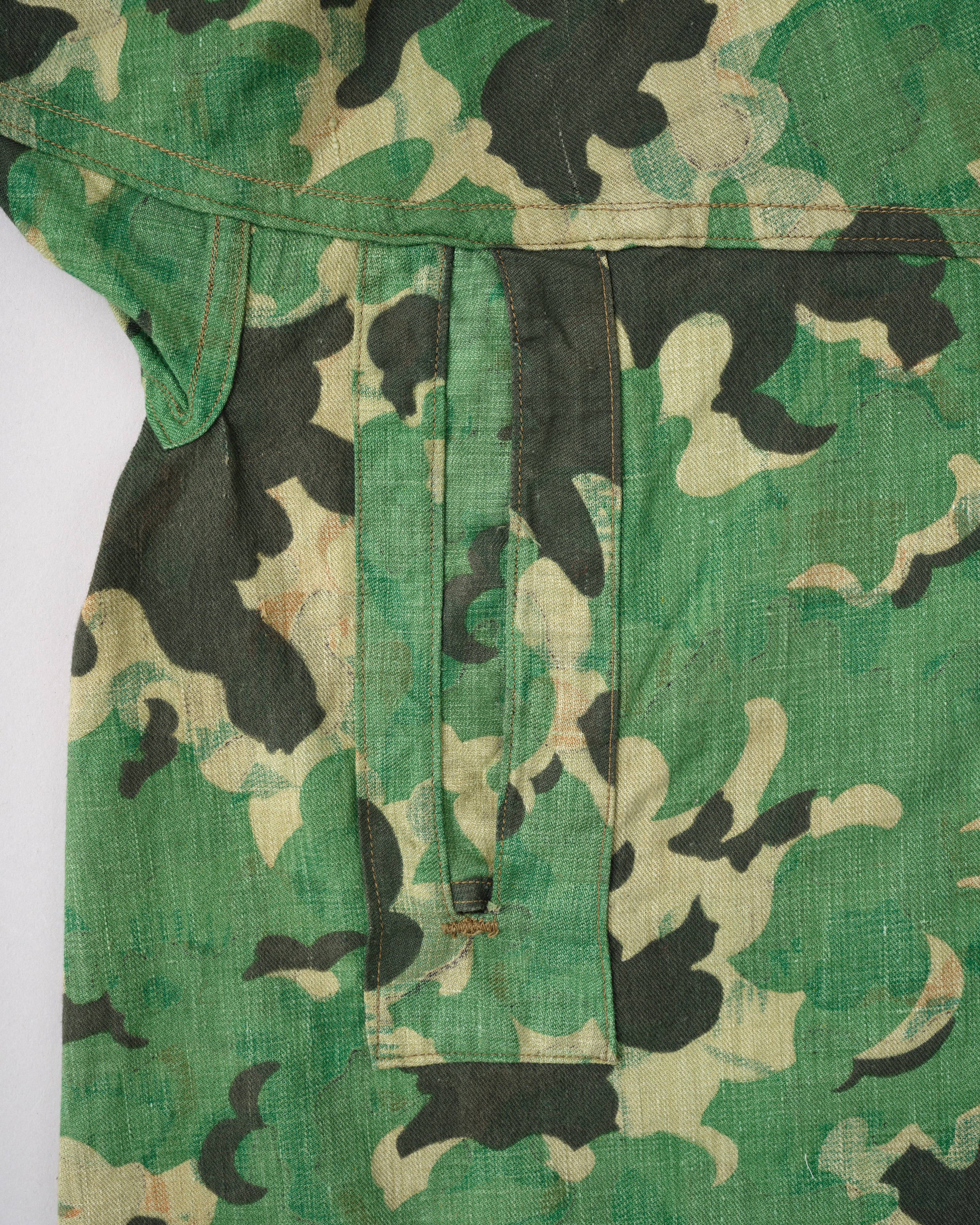 【~50’s】Czechoslovakian Army Dubaky Camouflage Reversible Smock With Gloves "Modified"