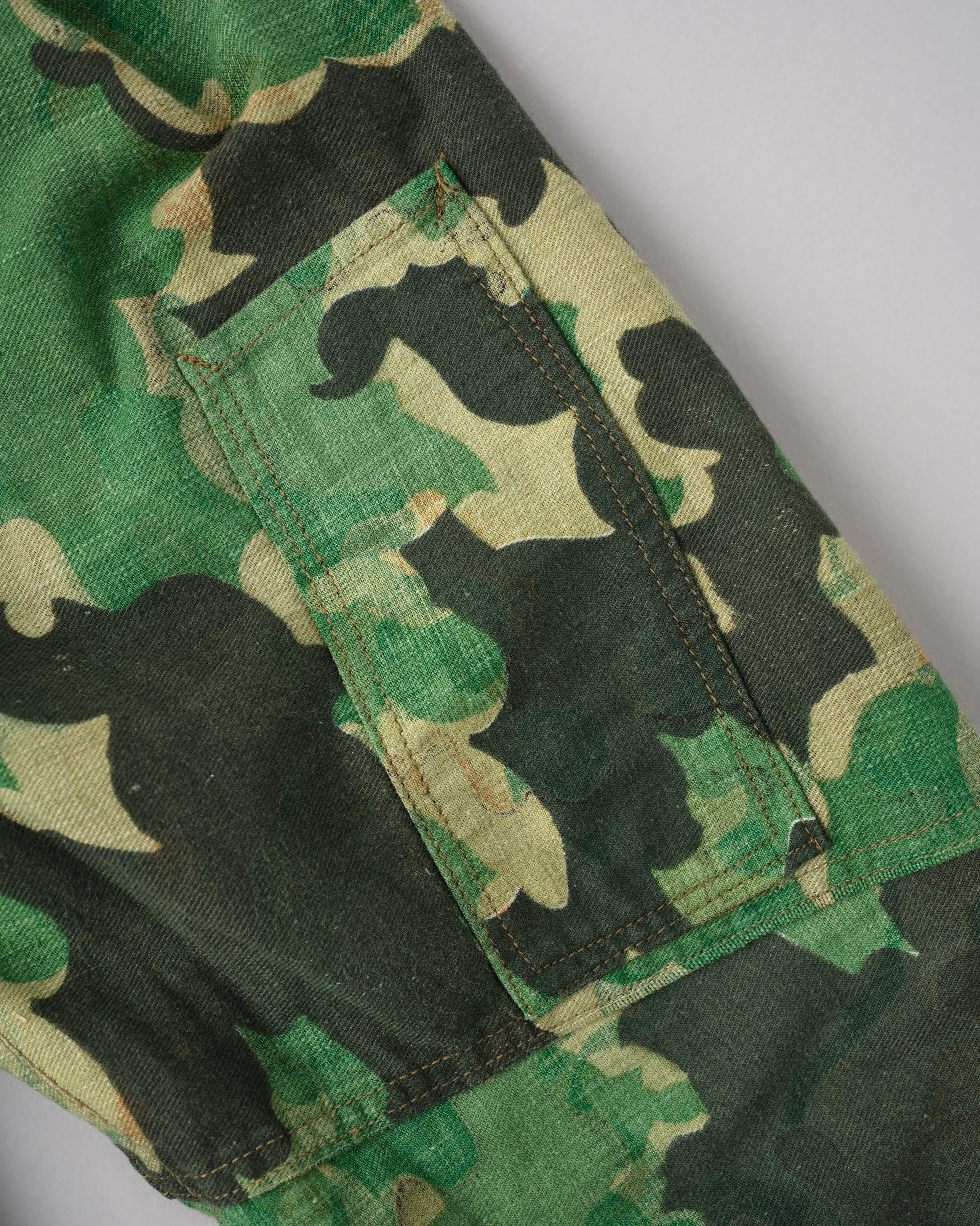 【~50’s】Czechoslovakian Army Dubaky Camouflage Reversible Smock With Gloves "Modified"
