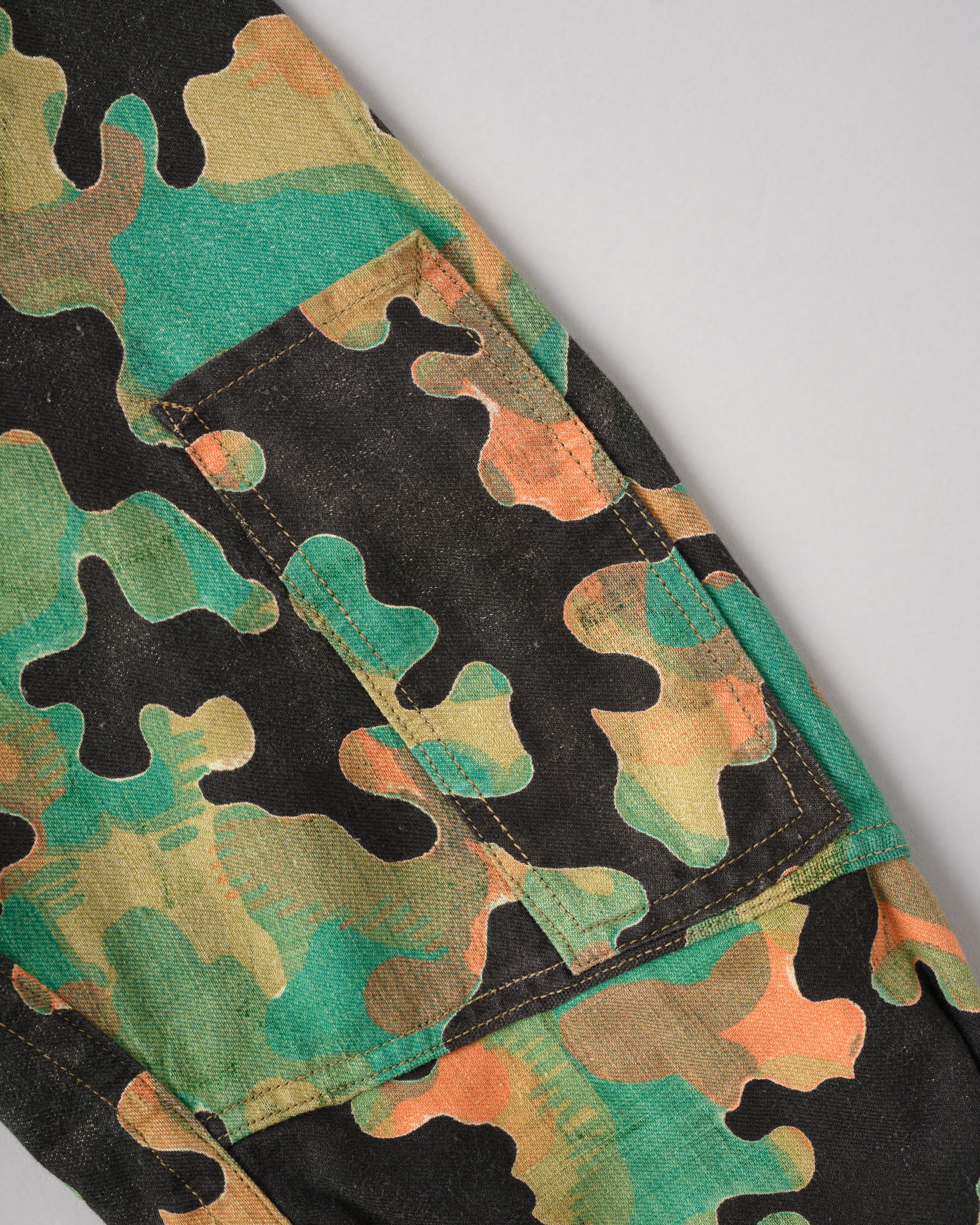 【~50’s】Czechoslovakian Army Dubaky Camouflage Reversible Smock With Gloves "Modified"