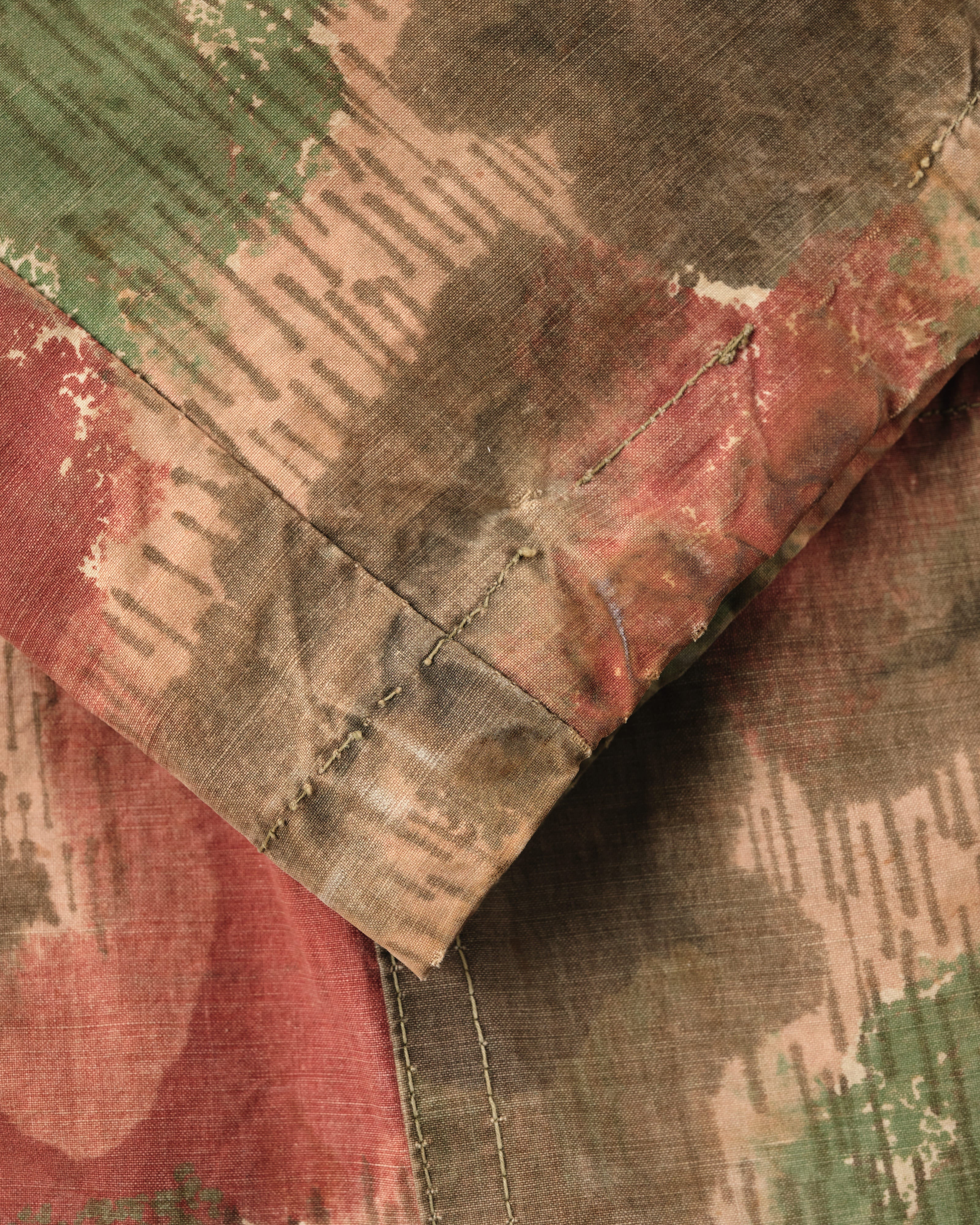 【~60's】Czechoslovakian Army Sumpfmuster Pattern Camouflage Raglan Sleeve Zip Up Hooded Jacket "Localmade"