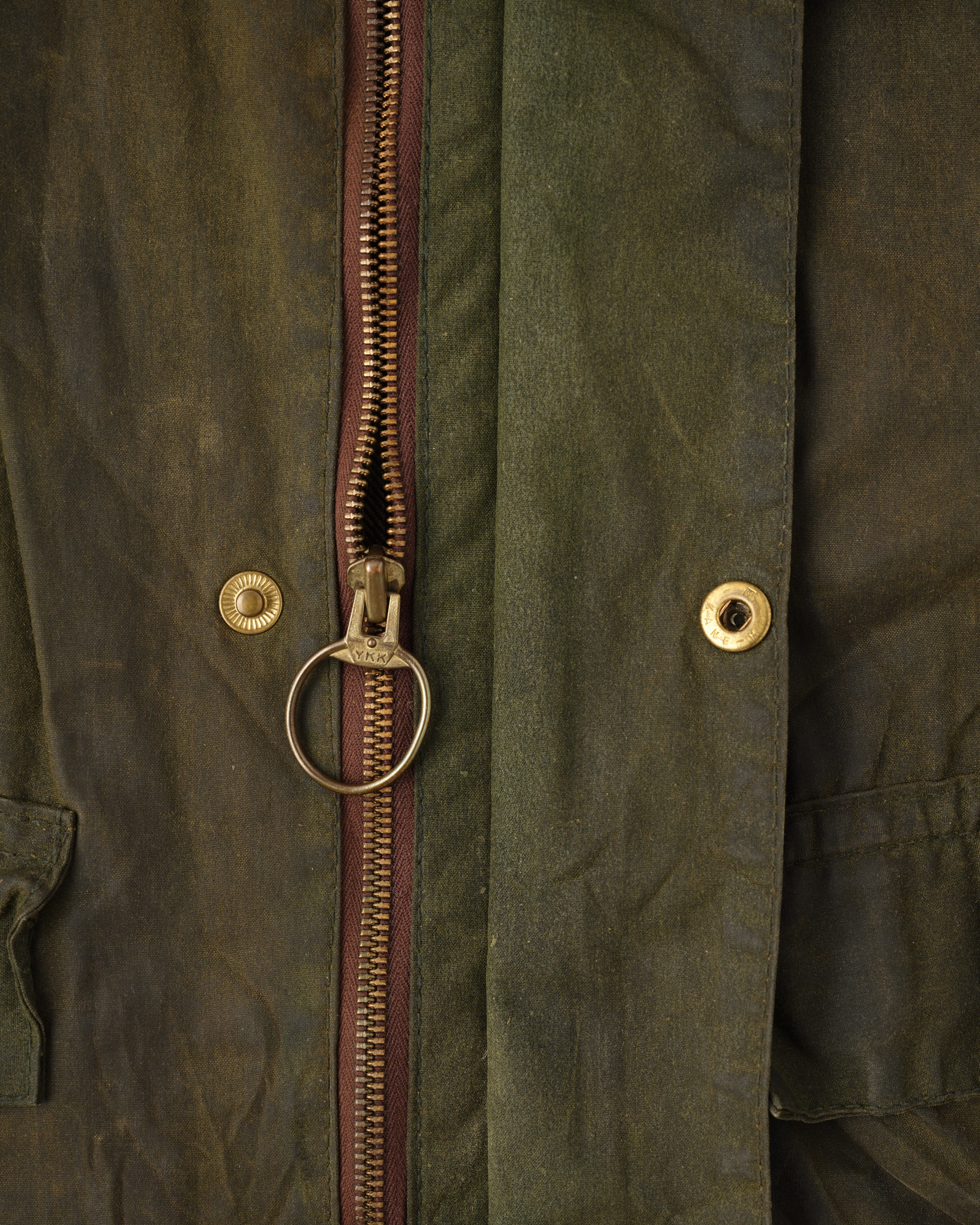 【~80's】Vintage Barbour Waxed Cotton Jacket "SPEY" 2 Crest Size.MEDIUM