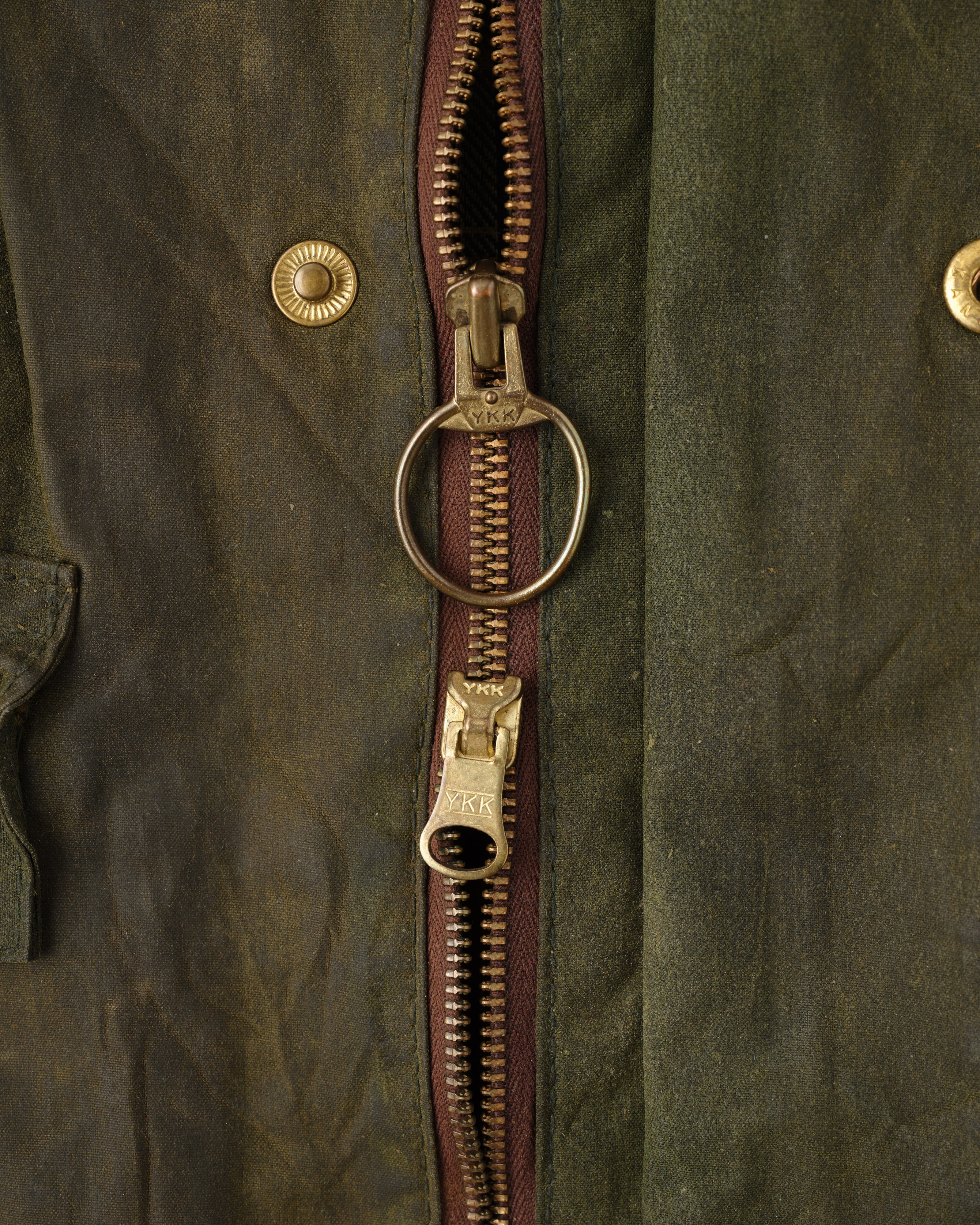 【~80's】Vintage Barbour Waxed Cotton Jacket "SPEY" 2 Crest Size.MEDIUM