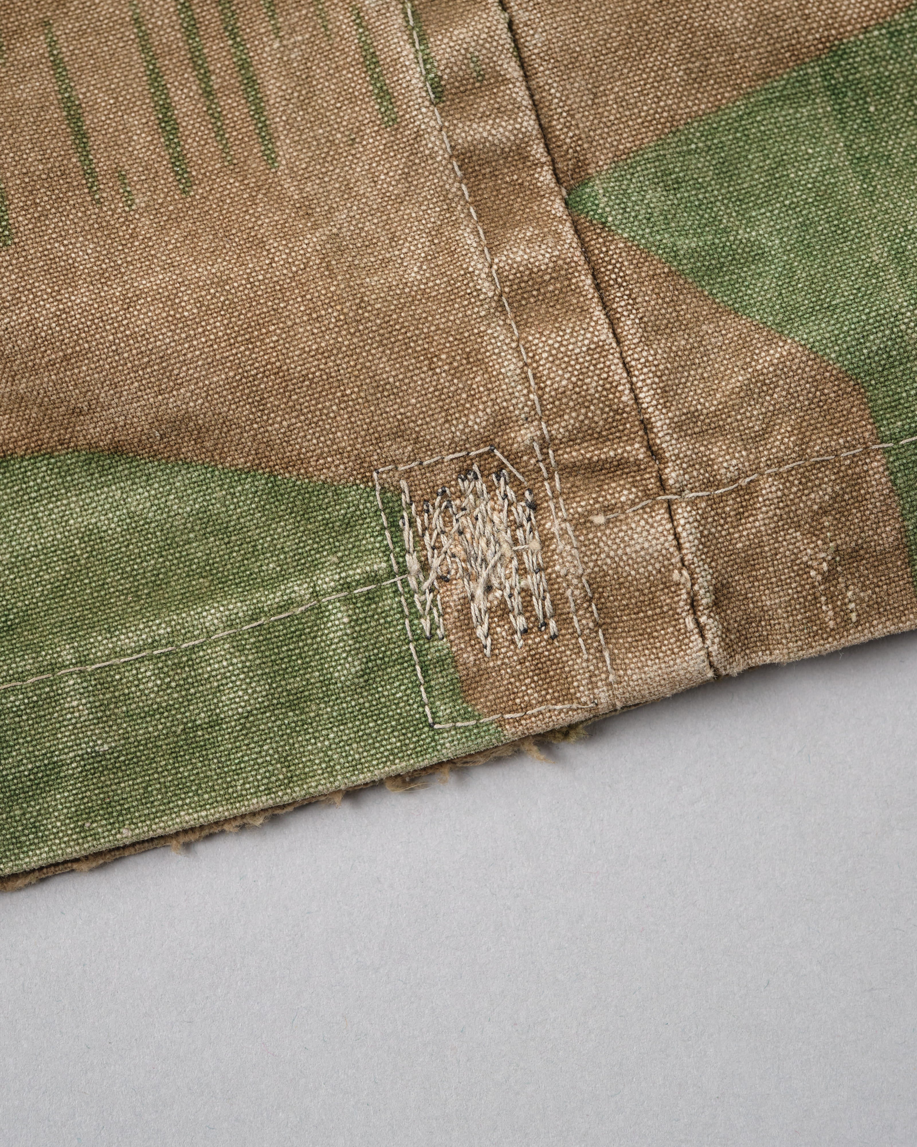 【~40's】WWII German Army Splinter Camouflage Hooded Jacket "Localmade" "Wehrmacht"