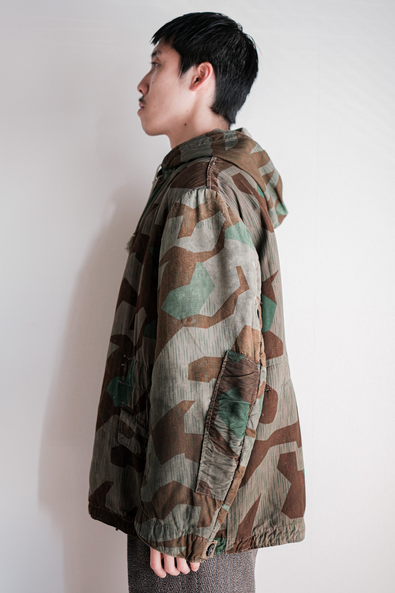 【~40's】WWⅡ German Army Splinter Camouflage 43 Pattern Winter Parka