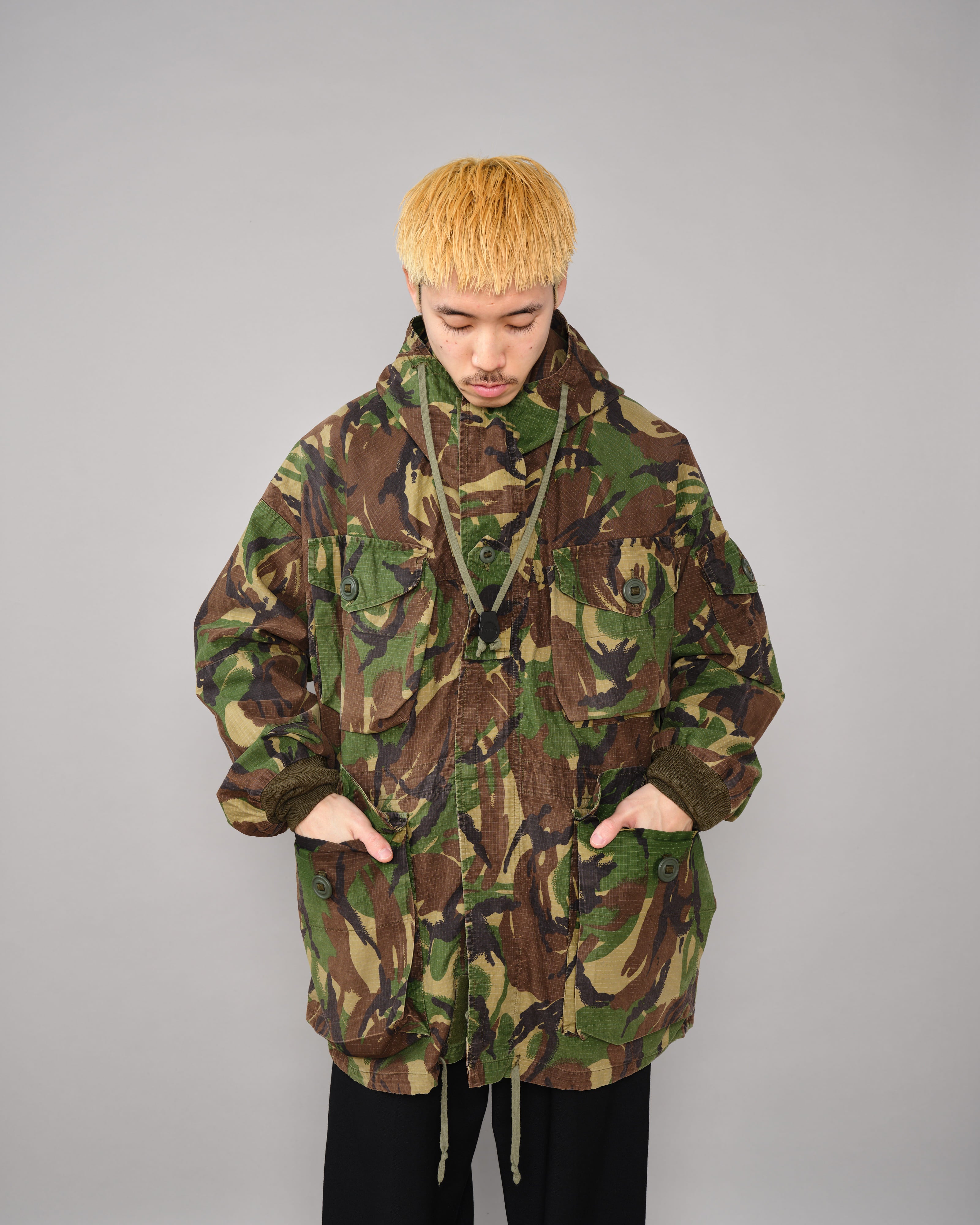 【~90's】British Vintage DPM Camouflage Ripstop Windproof Smock Made by SASS