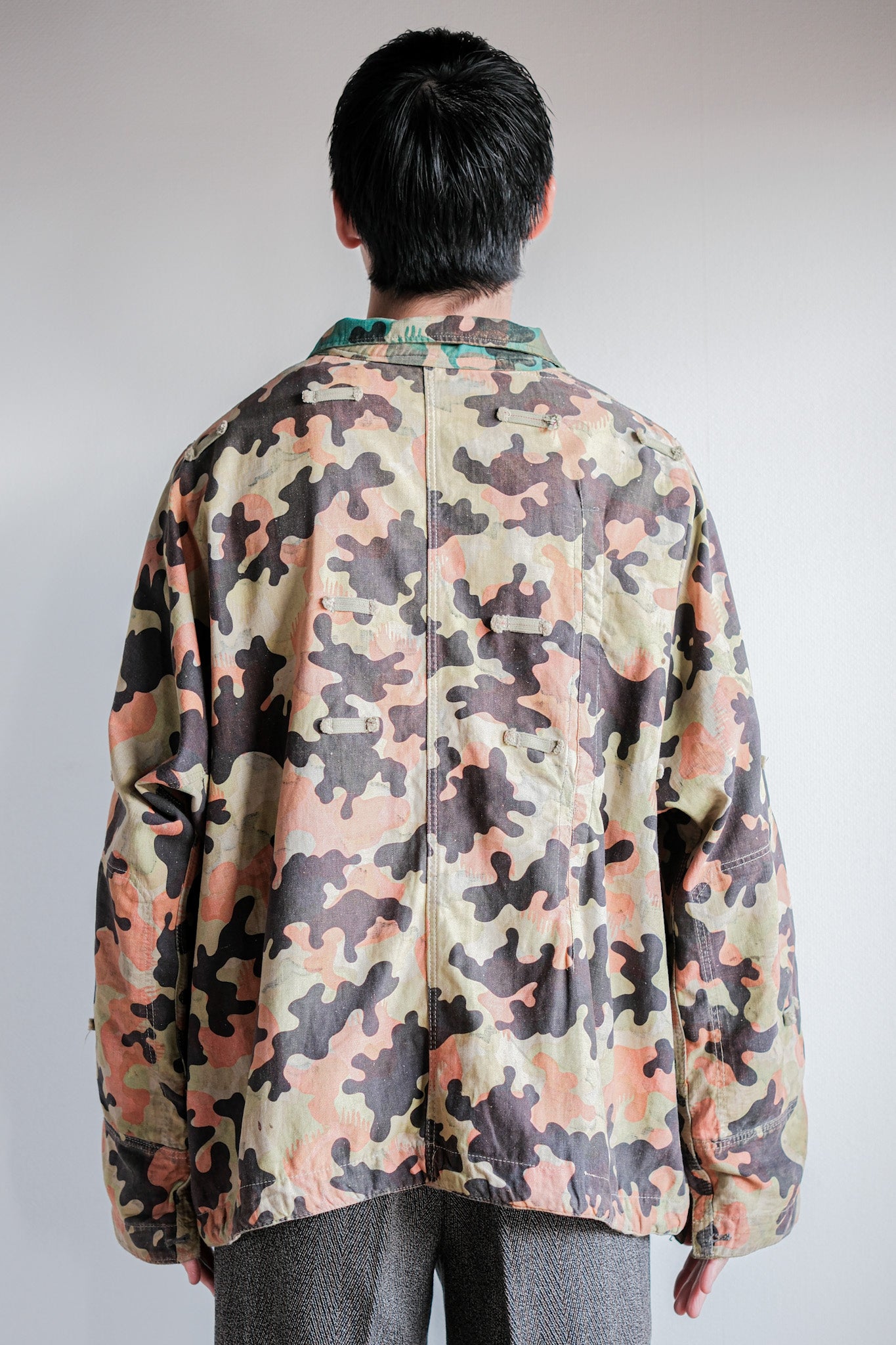 【~50's】Czechoslovakian Army Dubaky Camouflage Reversible Smock