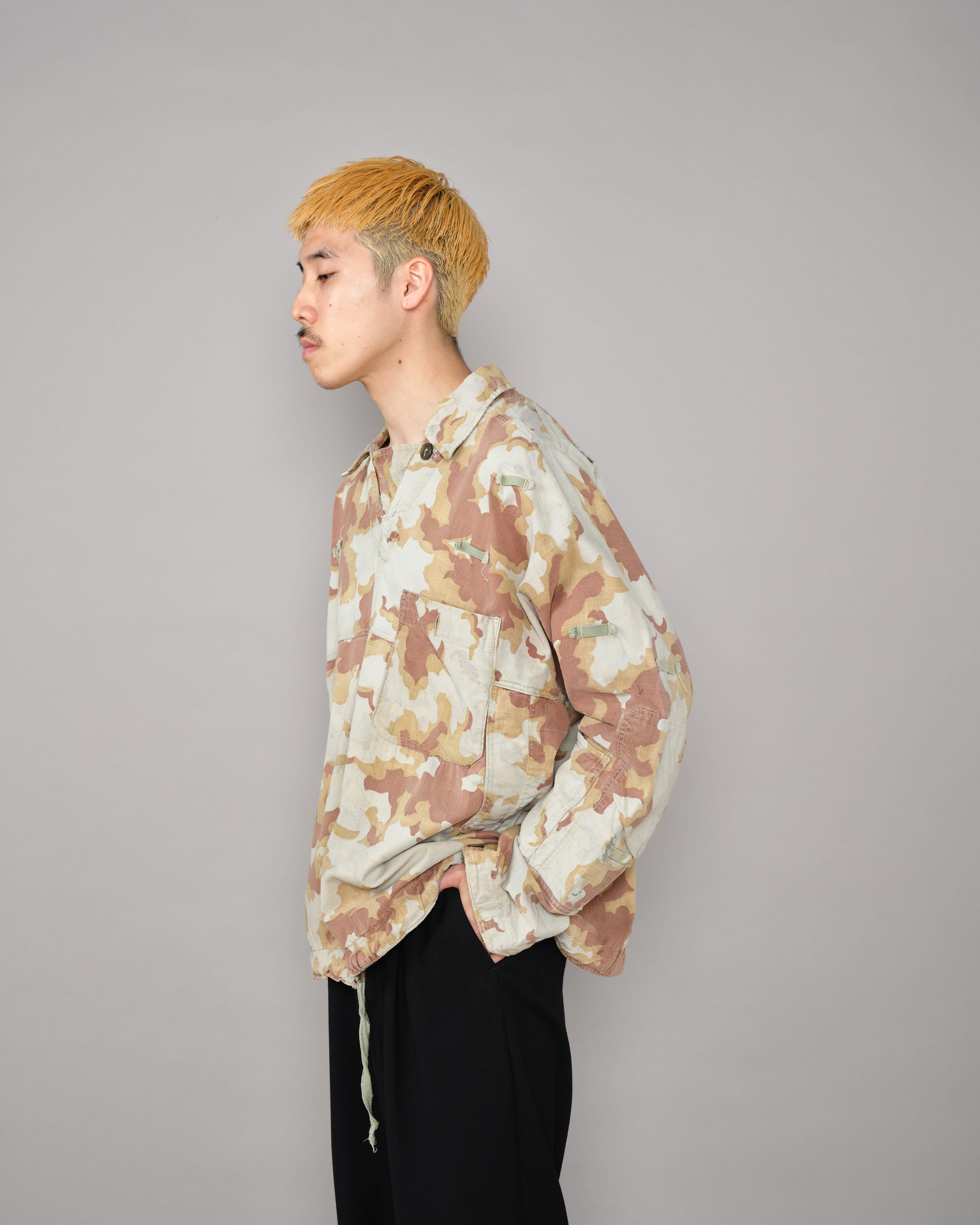 【~50's】Czechoslovakian Army Clouds Camouflage Reversible Smock "Modified"